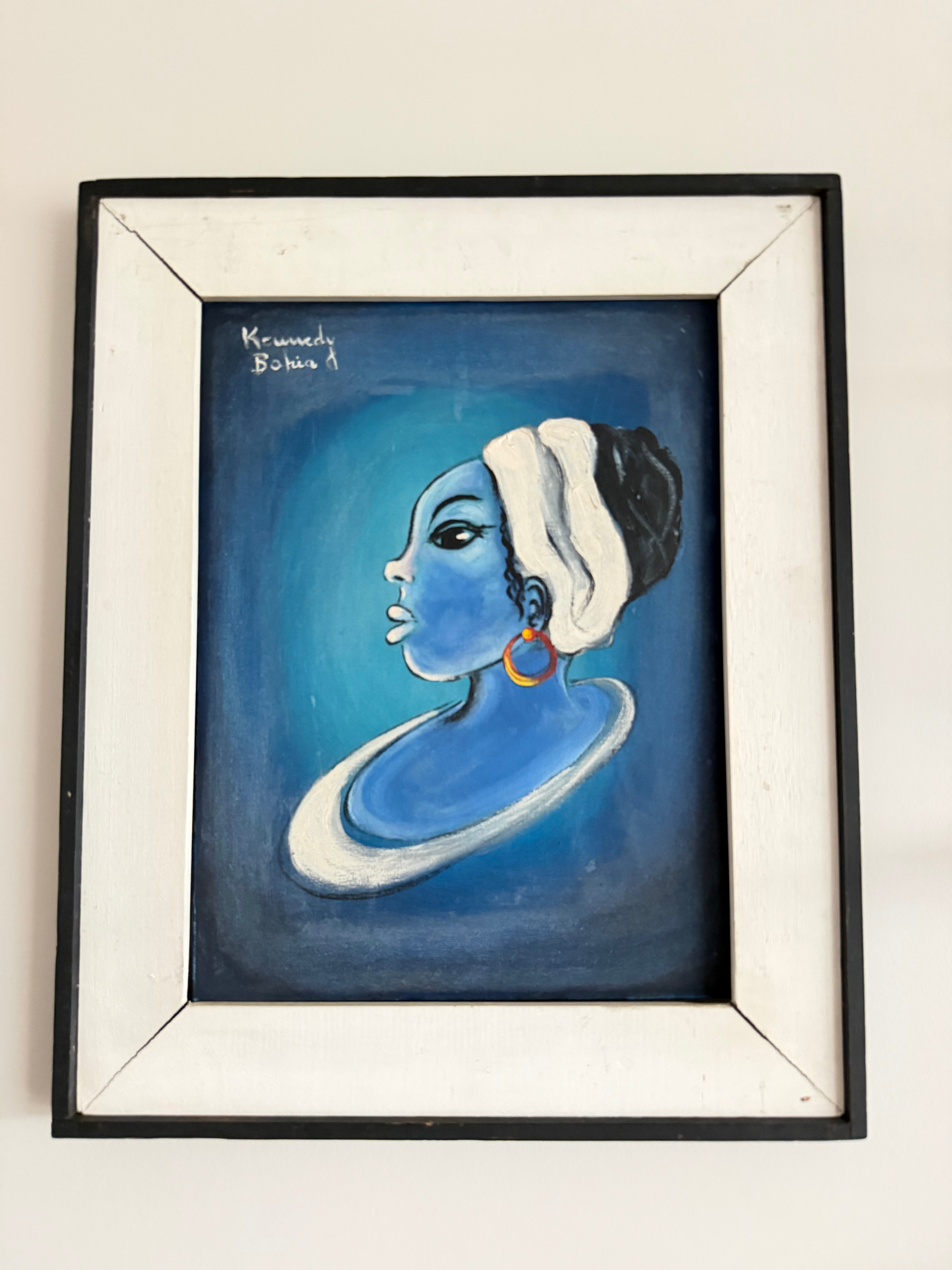 Quadro KENNEDY BAHIA (1929-2005) - " Baiana " - Óleo sobre tela - Assinado