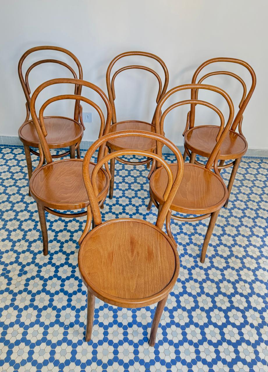 Set cadeiras "Charlie Chaplin " da Thonet - Made in Romania