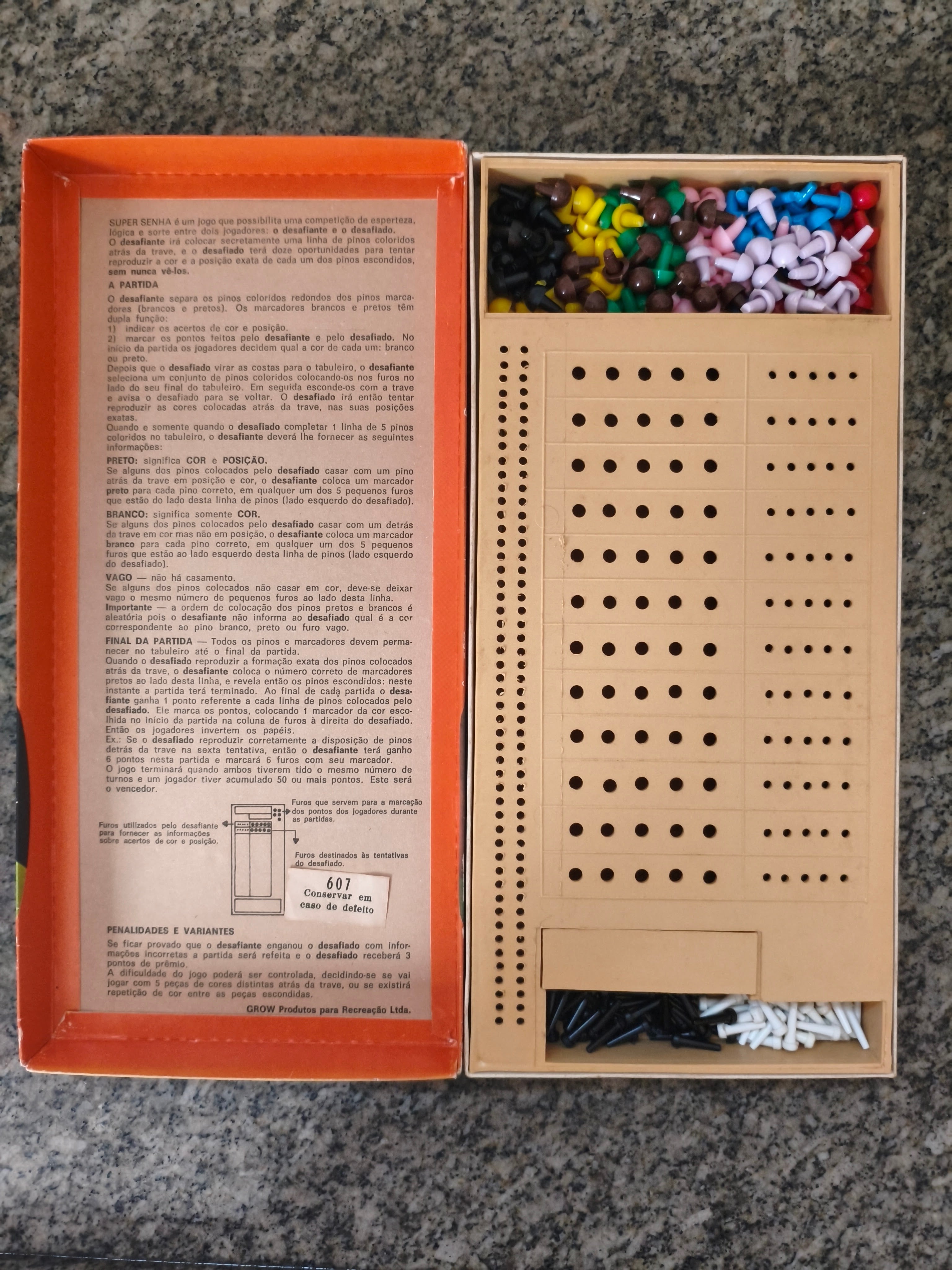 Jogo super senha - original anos 80