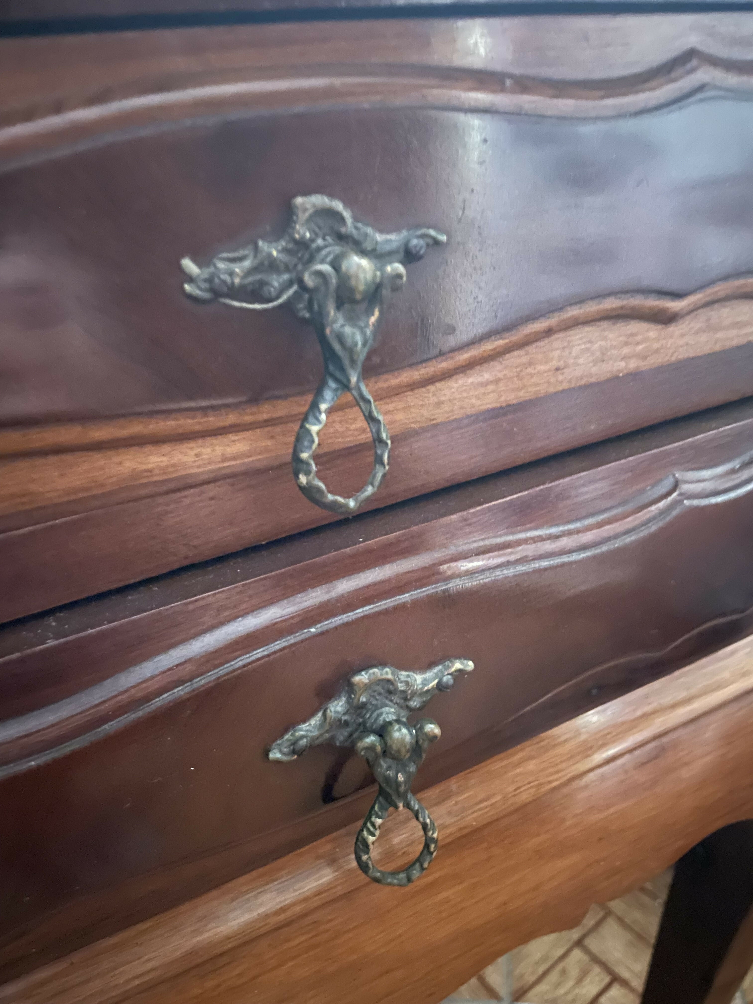 Penteadeira Provençal com espelho - anos 60