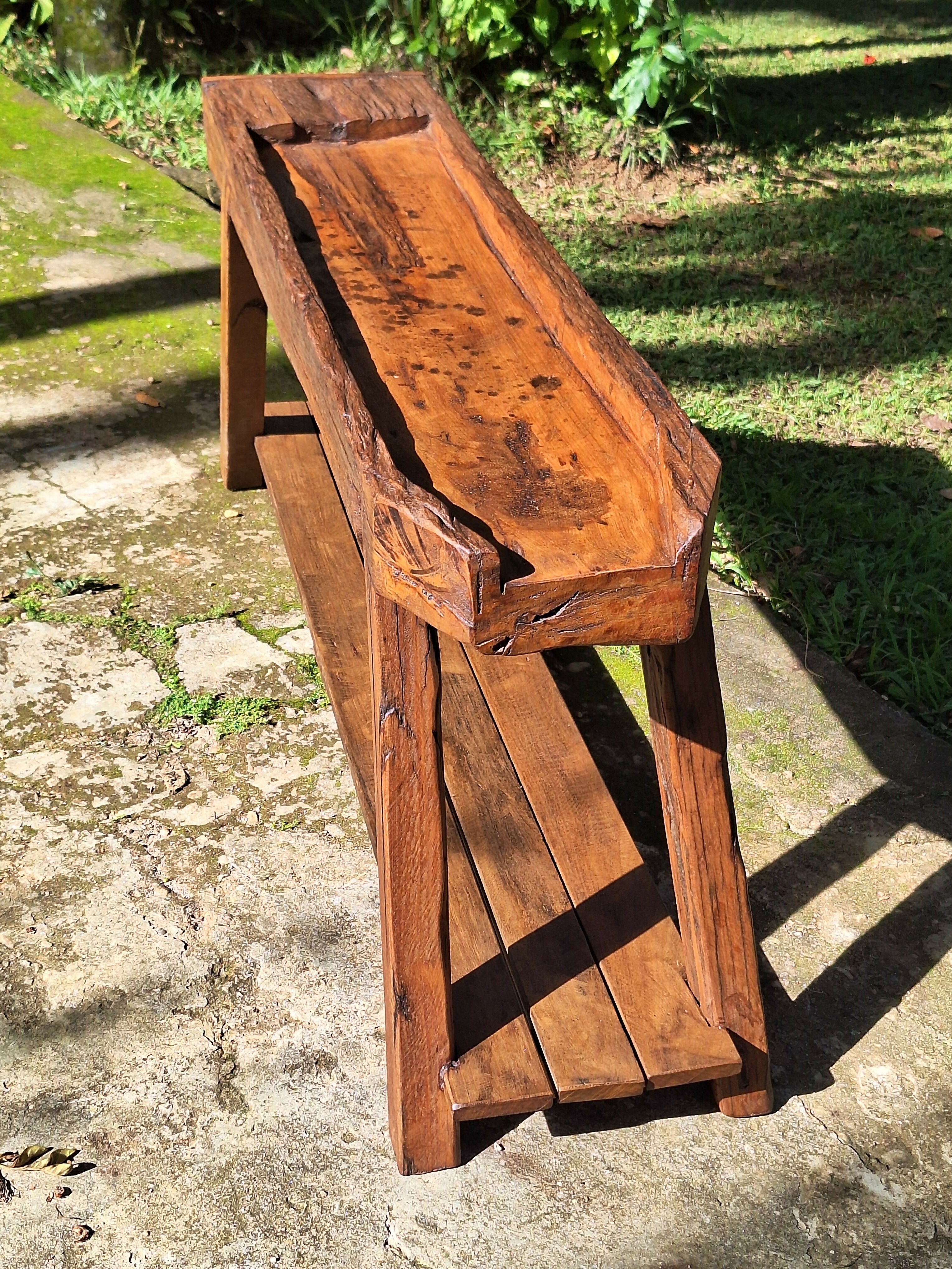 Queijeira Rústica Madeira Maciça Garimpo Mineiro