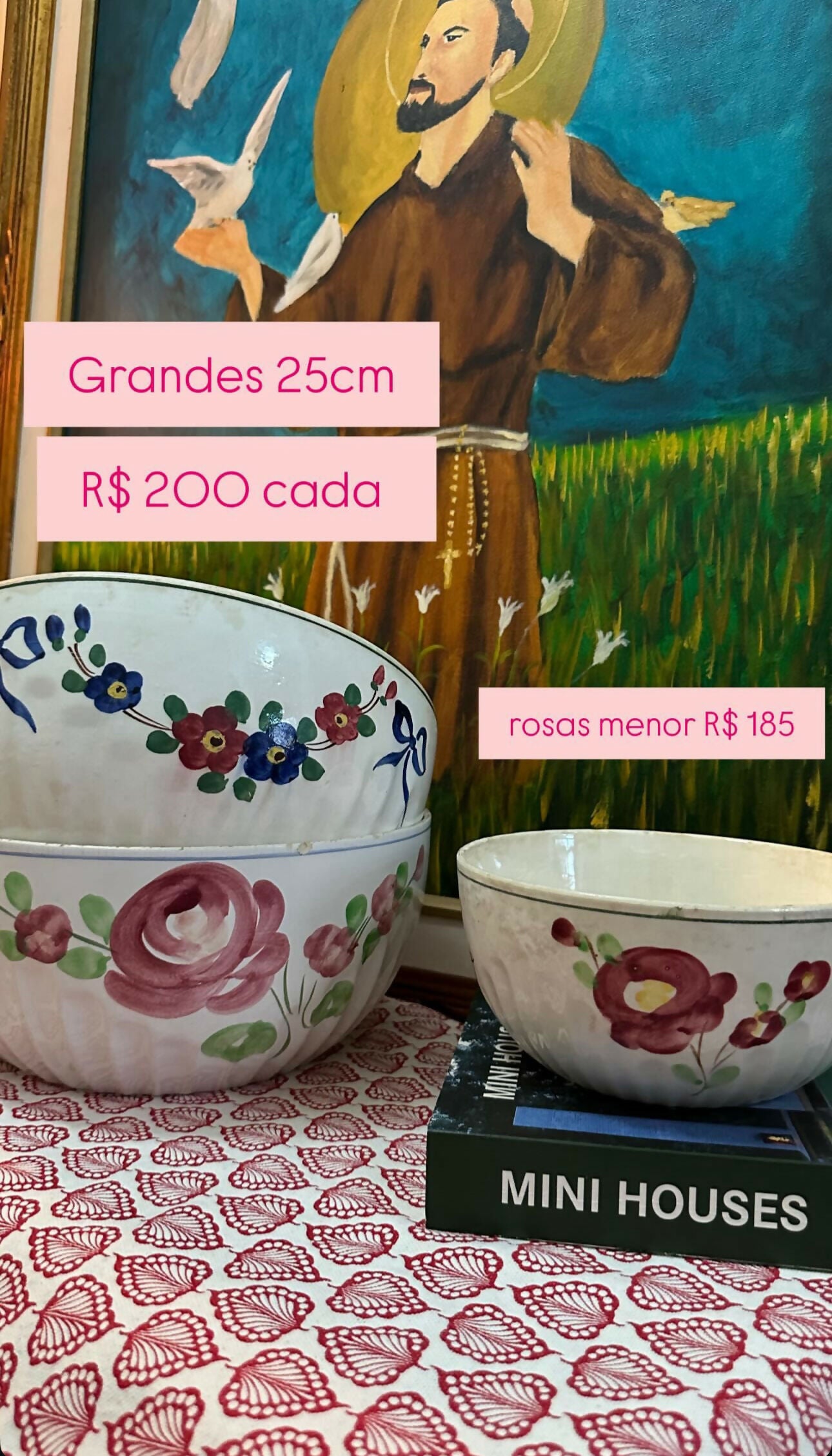 Vintage anos 50 - clássicas travessas Vimarge (valor unitário)