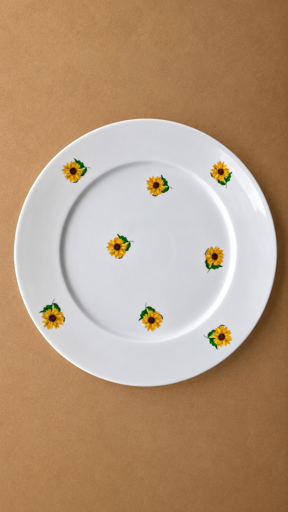 Prato de bolo SRS com girassol 27,5cm (DMCPS_278)