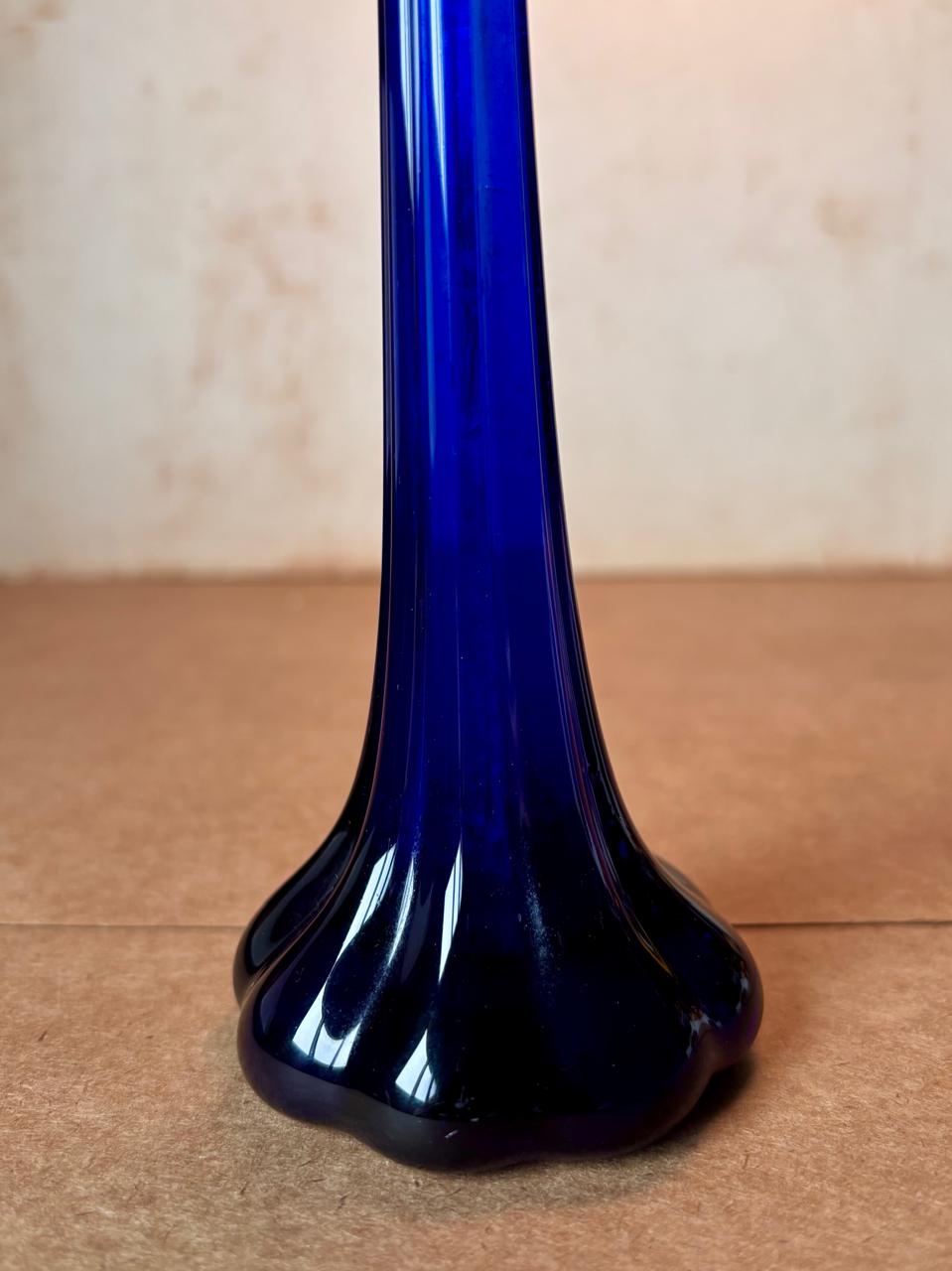 Vaso solifleur em vidro azul, 30 cm (DMCPS_620)