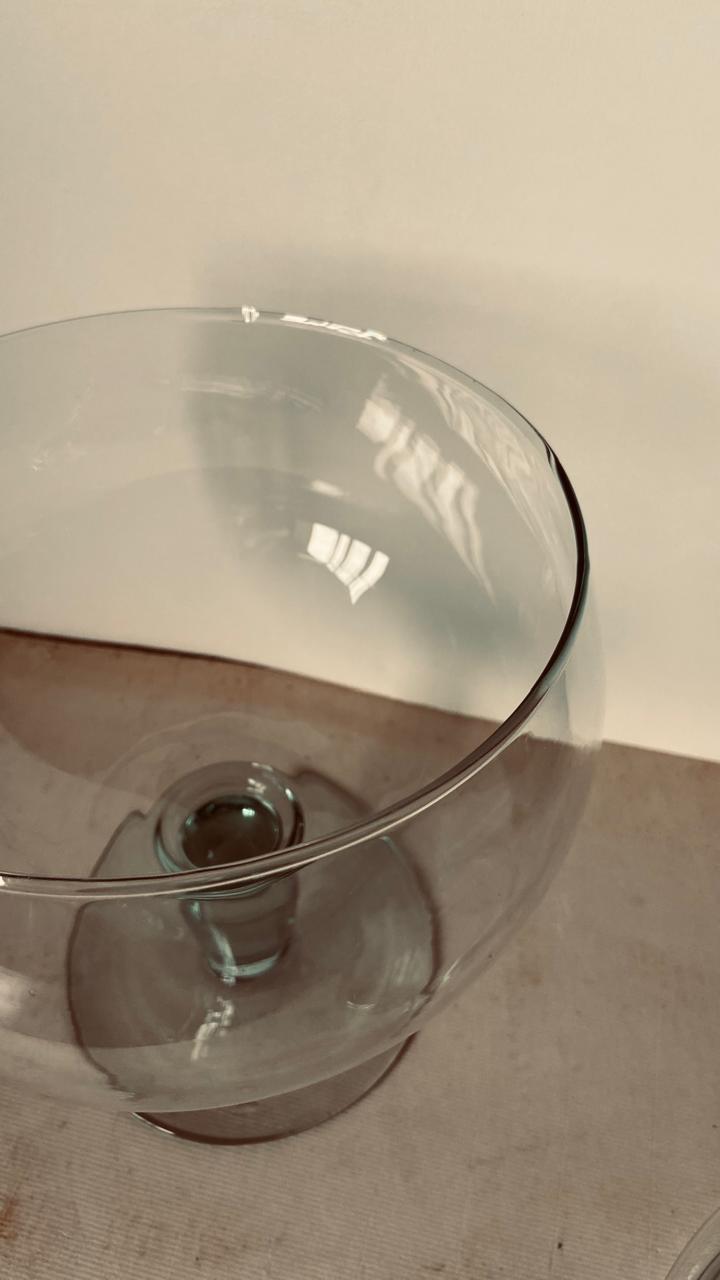 Bombonière em vidro soprado aqua glass (DMCPS_347)