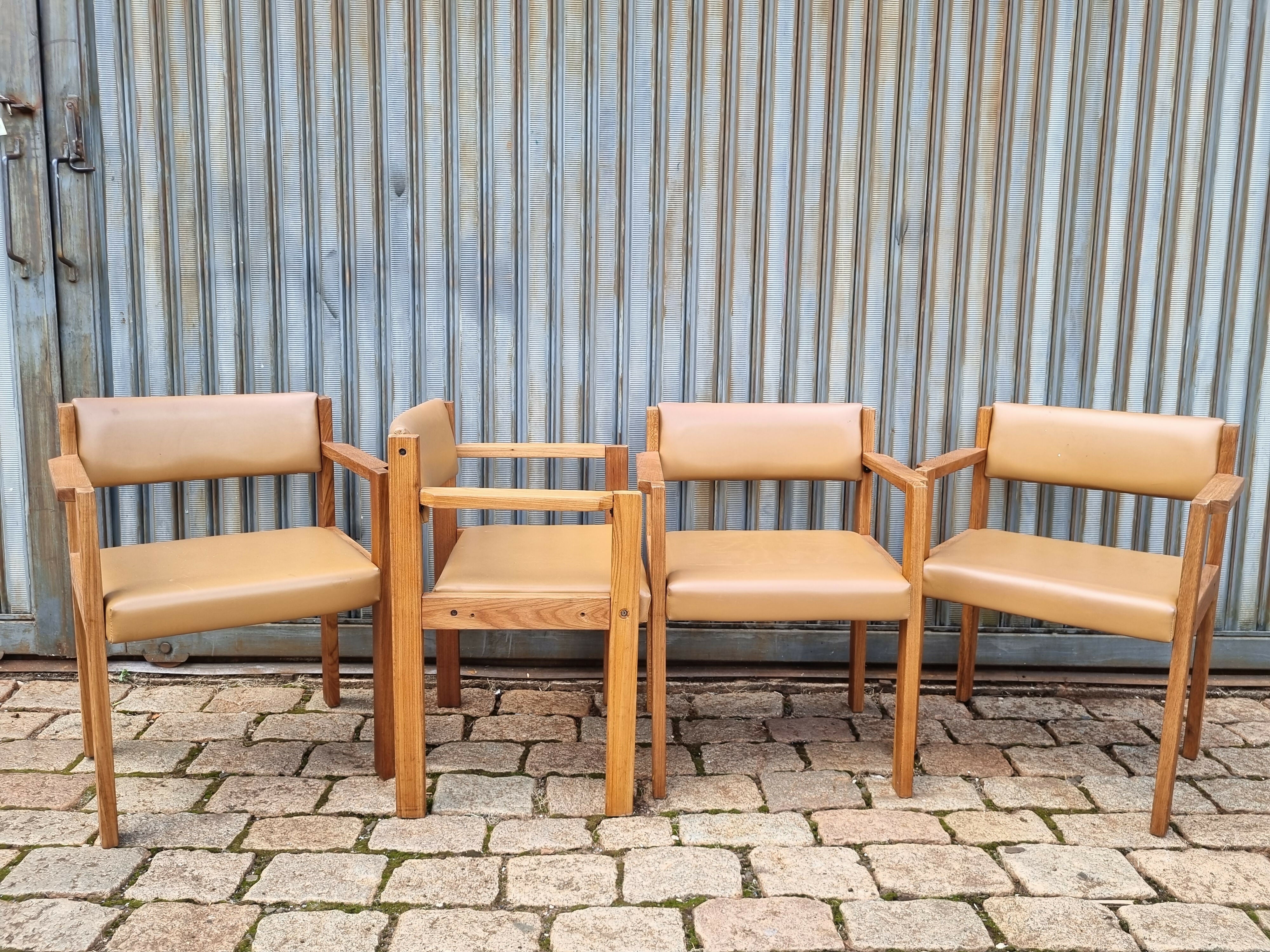 Set 4 poltronas anos 70