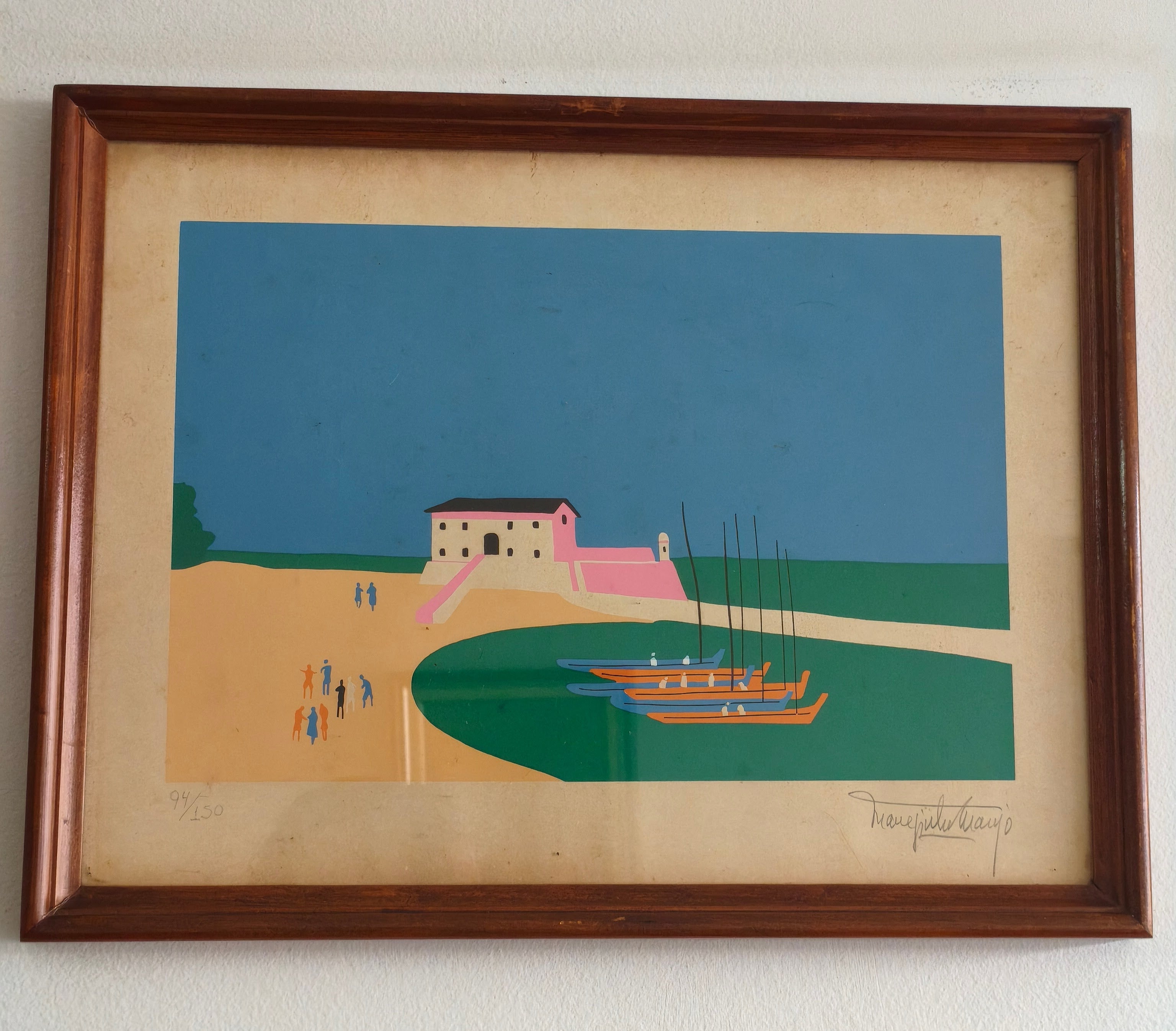 Serigrafia Manezinho Araujo - "Marina"