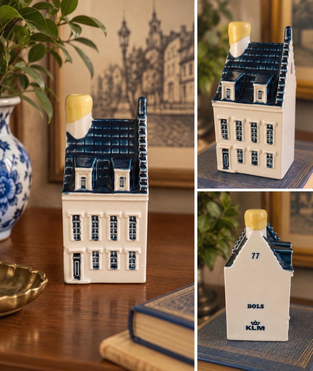 Casinha KLM nº 77 – Miniatura Delft Blue
