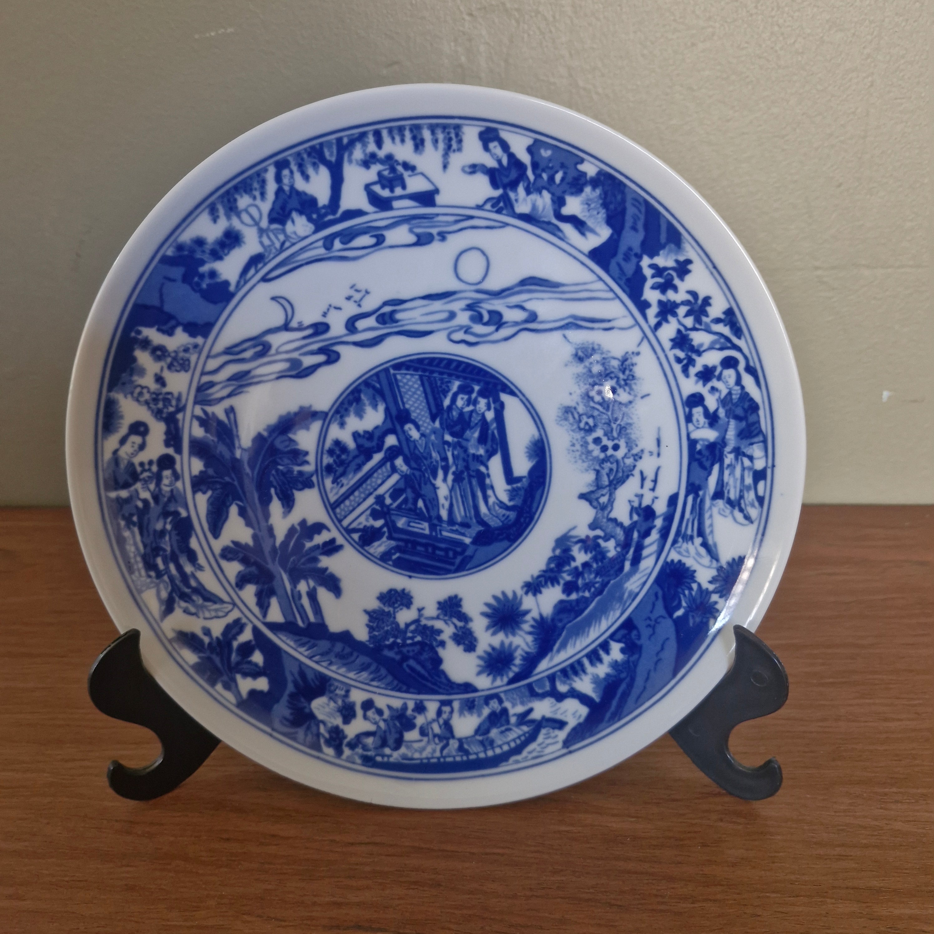 Prato Porcelana azul e branco