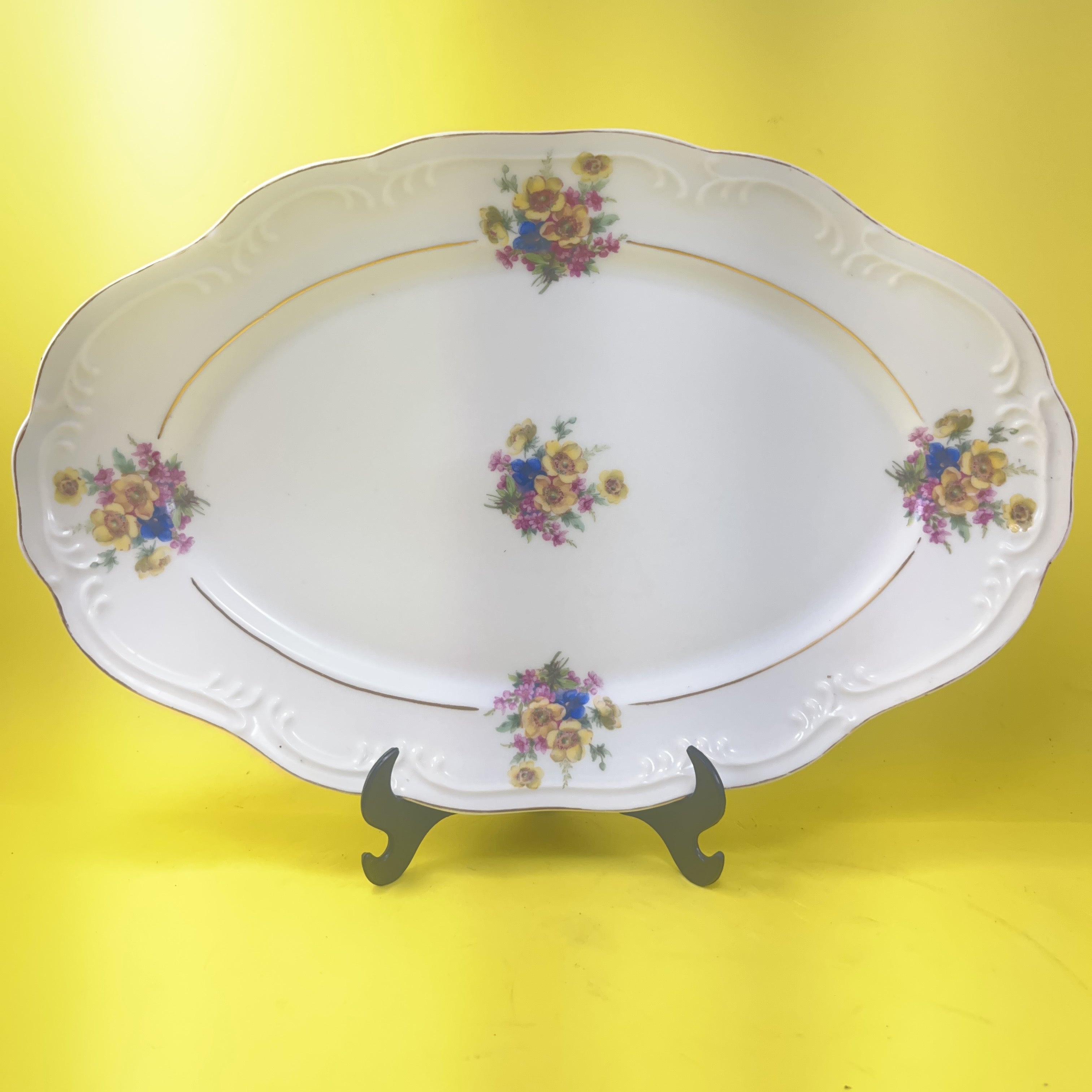 Porcelana Schmidt Rio do Testo 1946/1958 Jogo com 4 travessas e 1 molheira