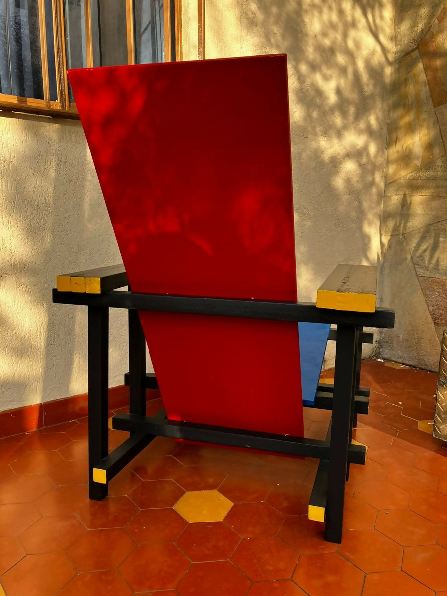 poltrona red &amp; blue