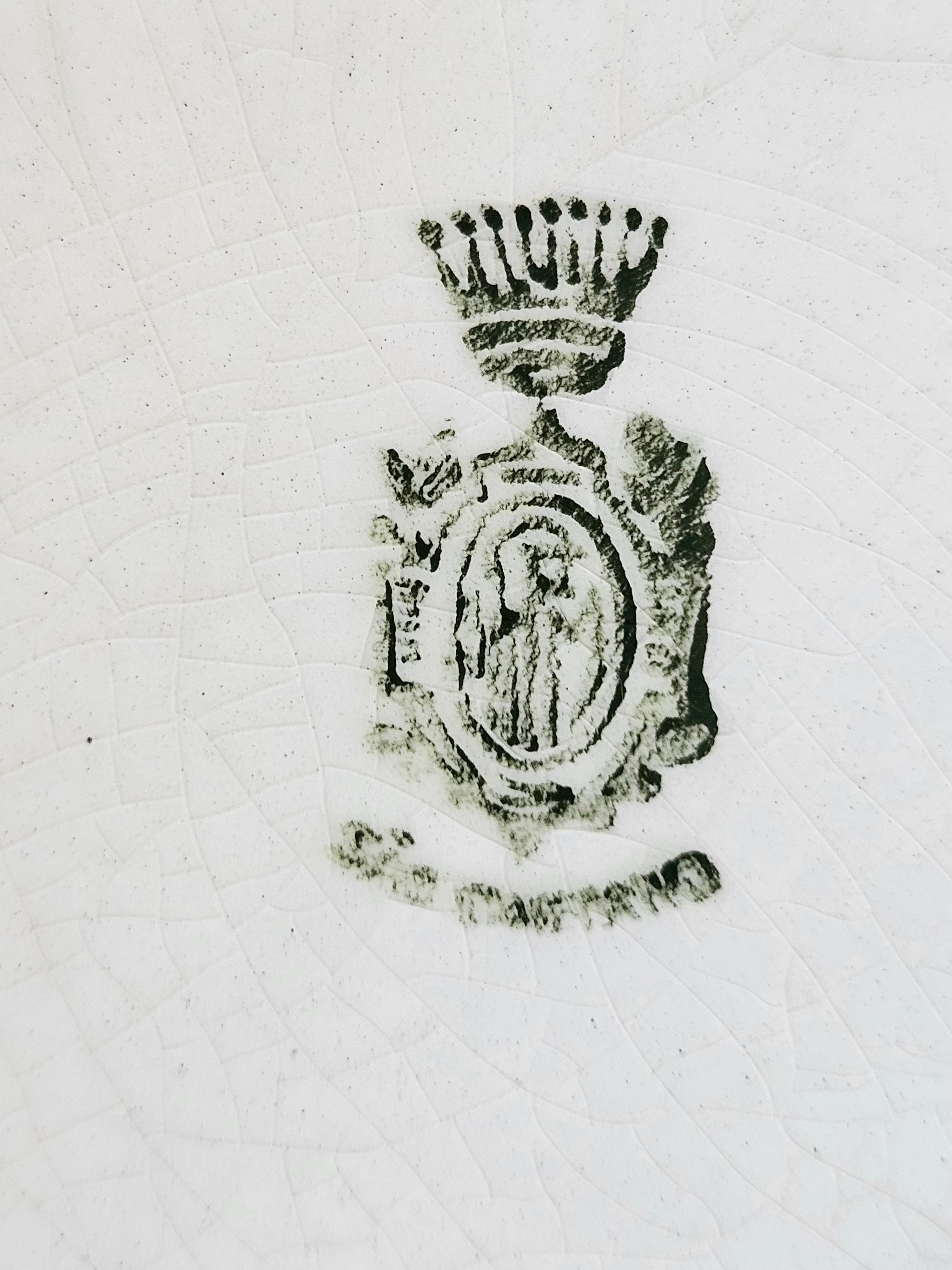 Travessa/Boleira Floral Amarelo Porcelana São Caetano (Anos 40/50) - Uso Decorativo