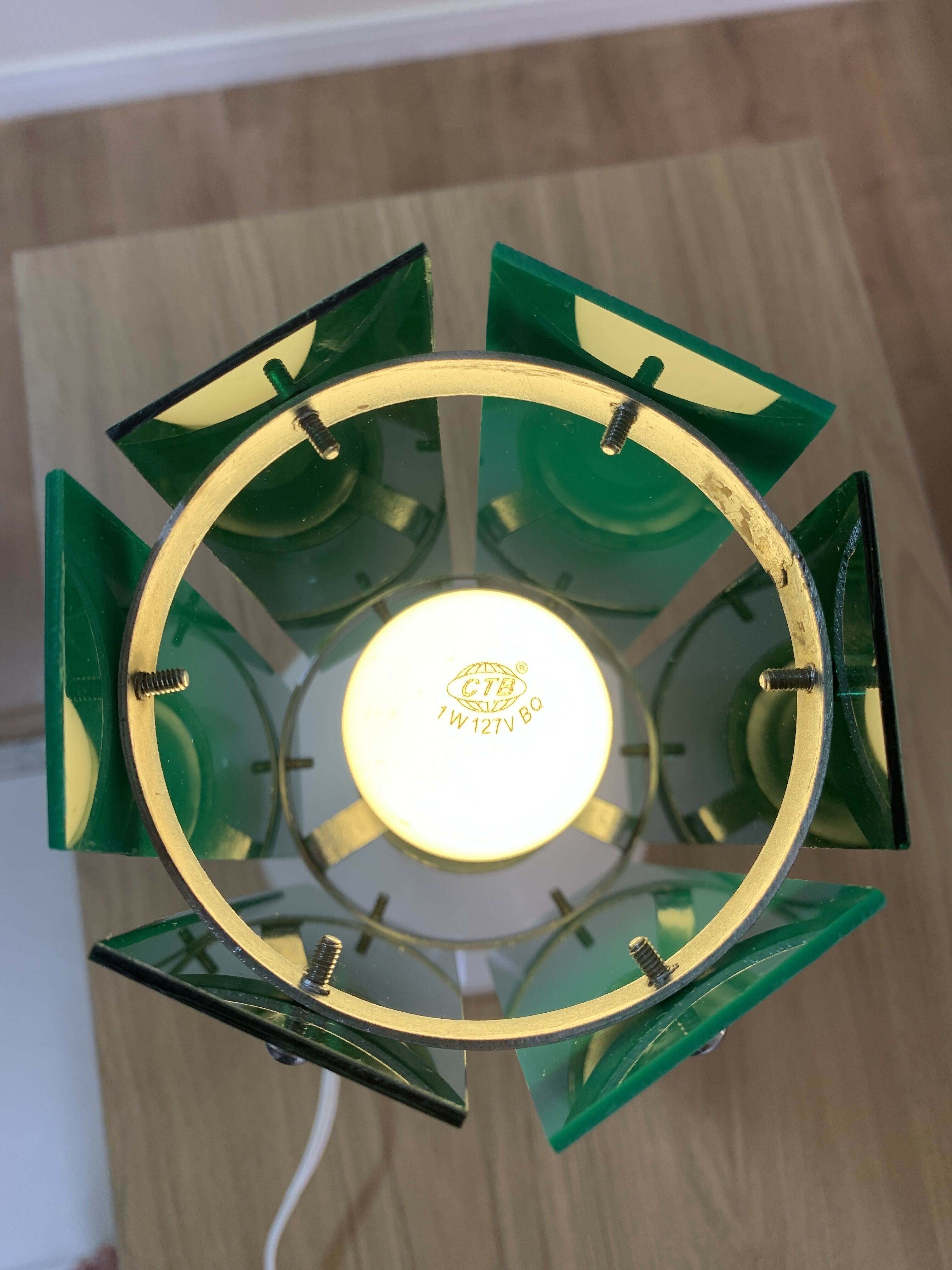 Antiga luminária anos 70/80