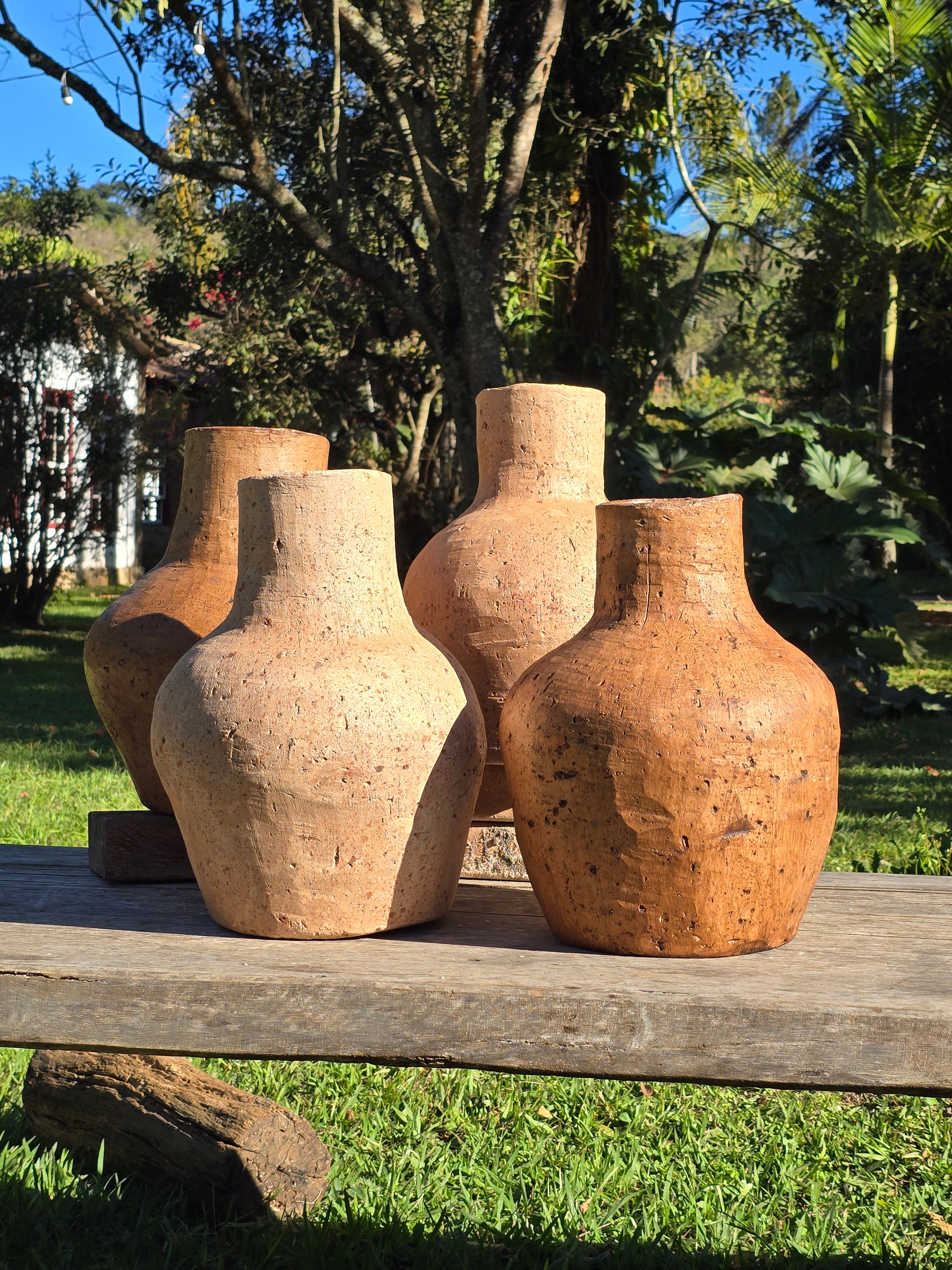 Vaso de Barro Natural ou Encerado (Valor Unitário)