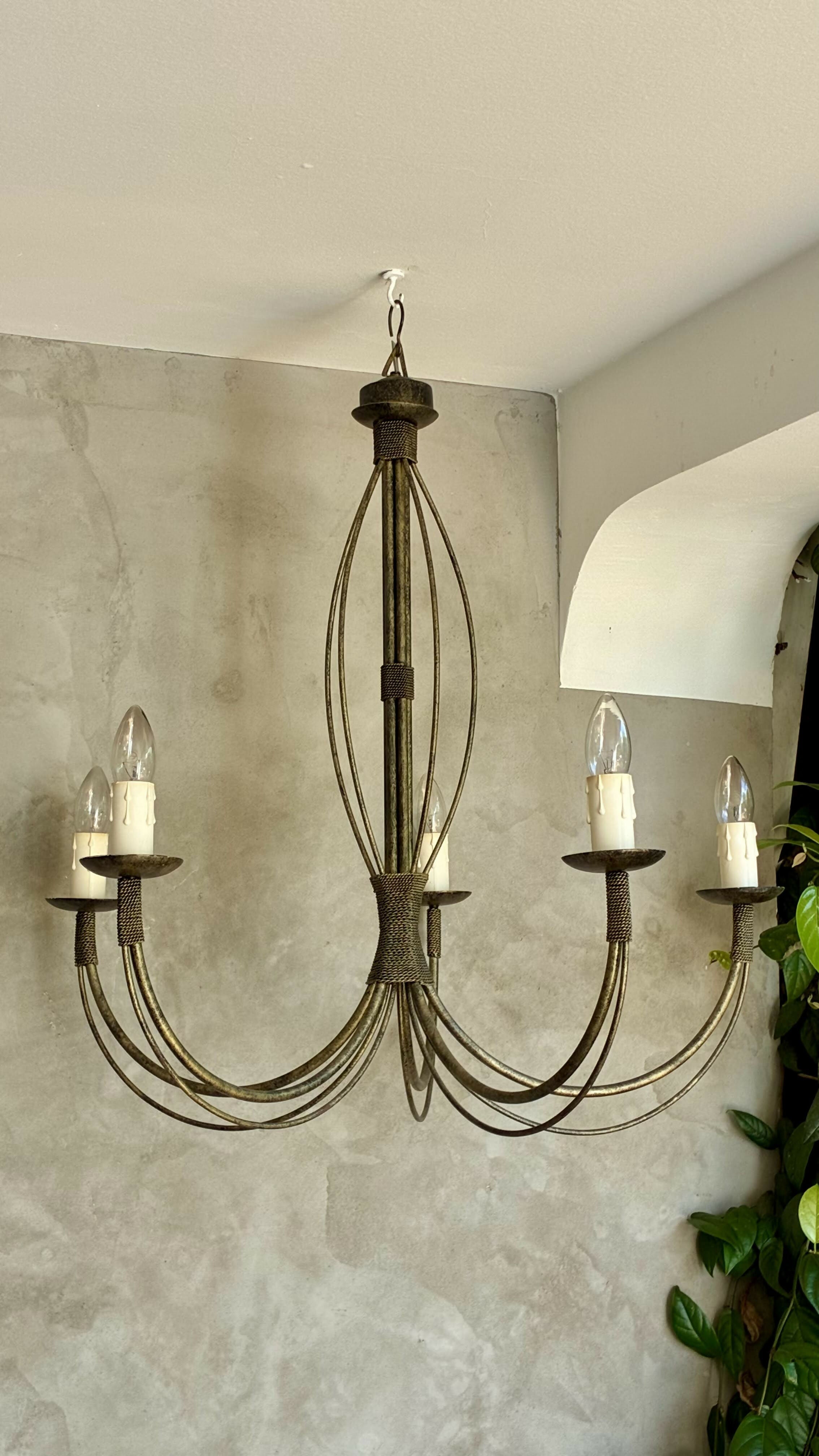 Lustre Pendente Candelabro (5 bocas)
