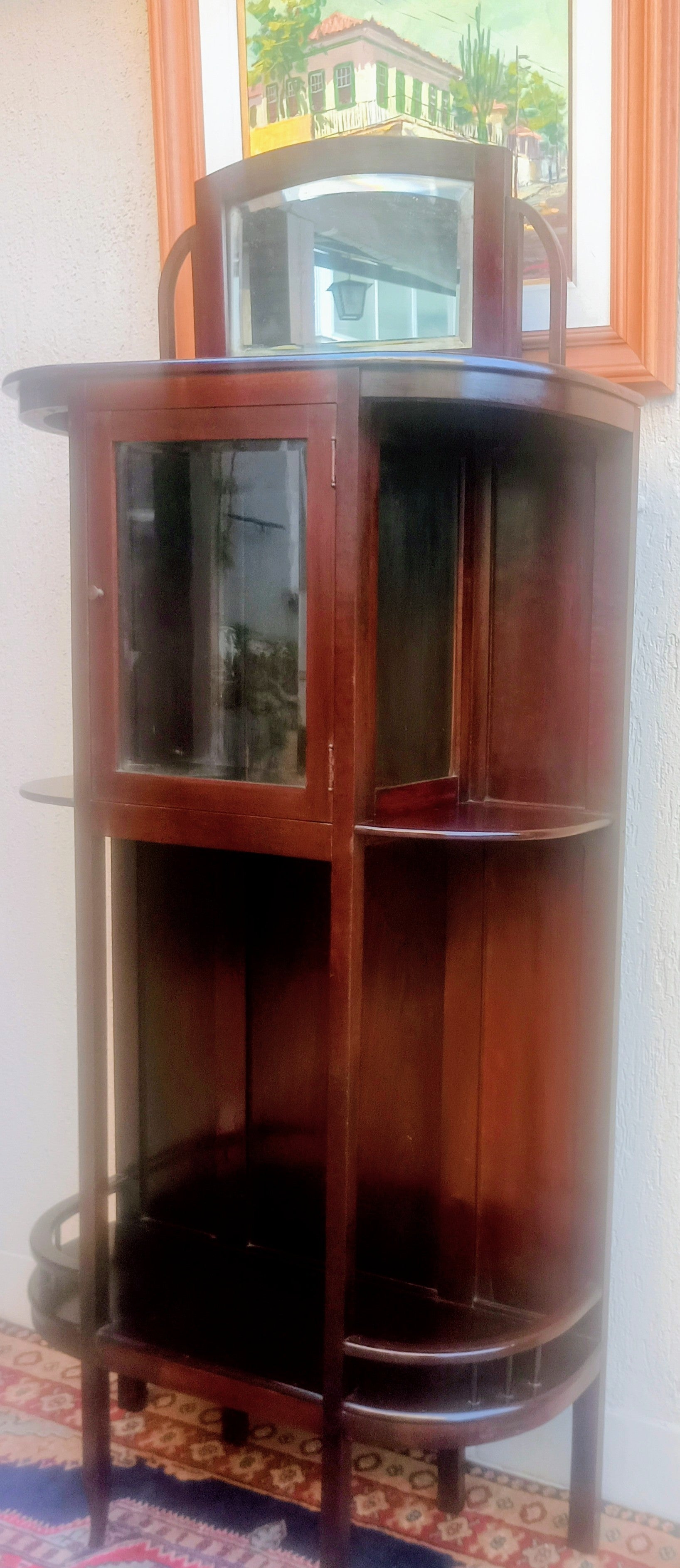 Porta bibelô ART Deco em jacarandá 1920/1930