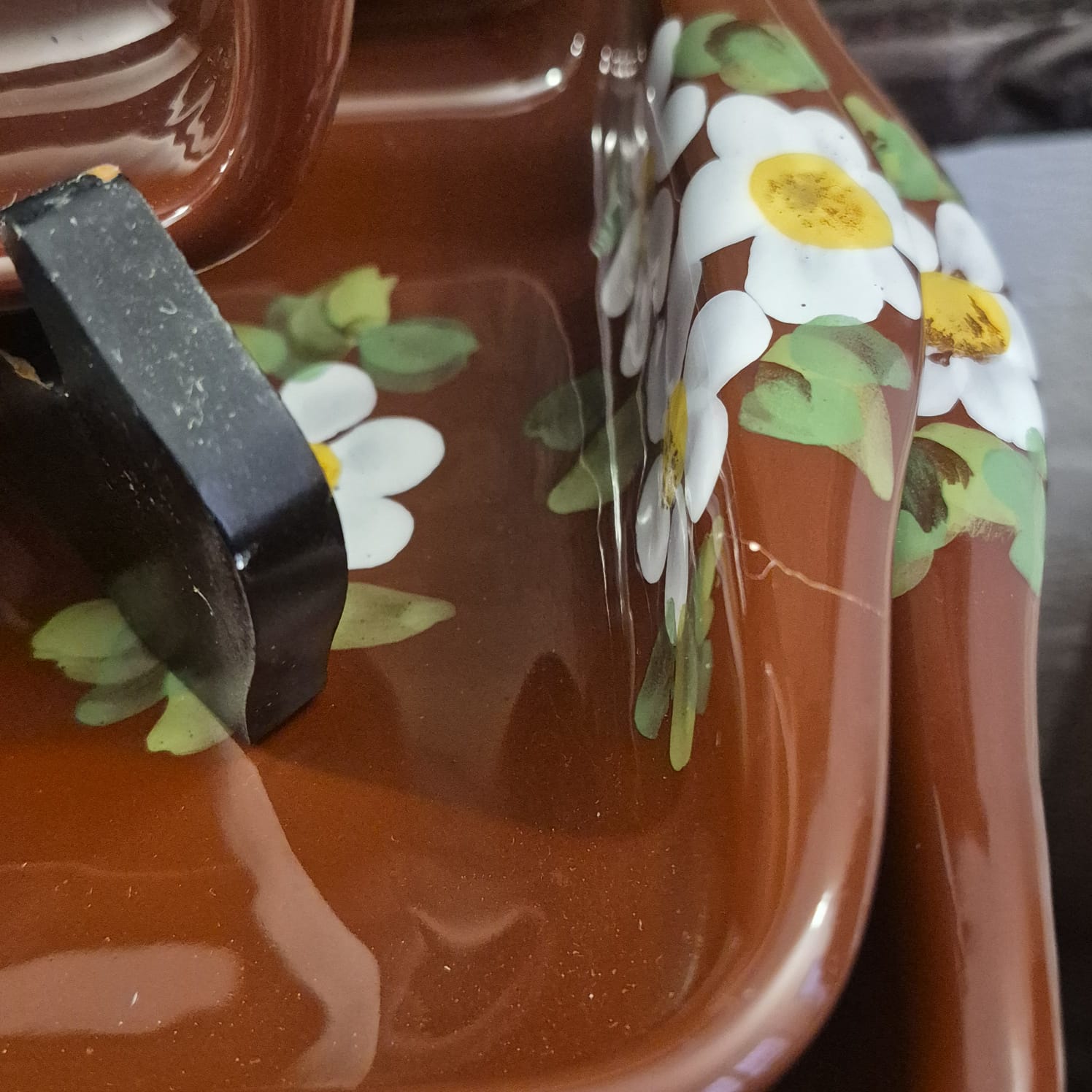 Conjunto de travessas refratárias em cerâmica vintage nacional Weiss, linha Thermoweiss. Lindas.  3 peças.