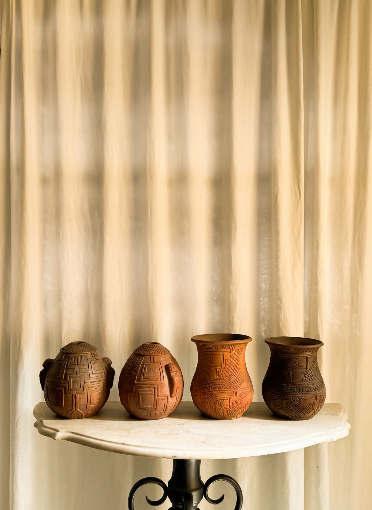 Vasos Marajoaras assinadas, anos 80