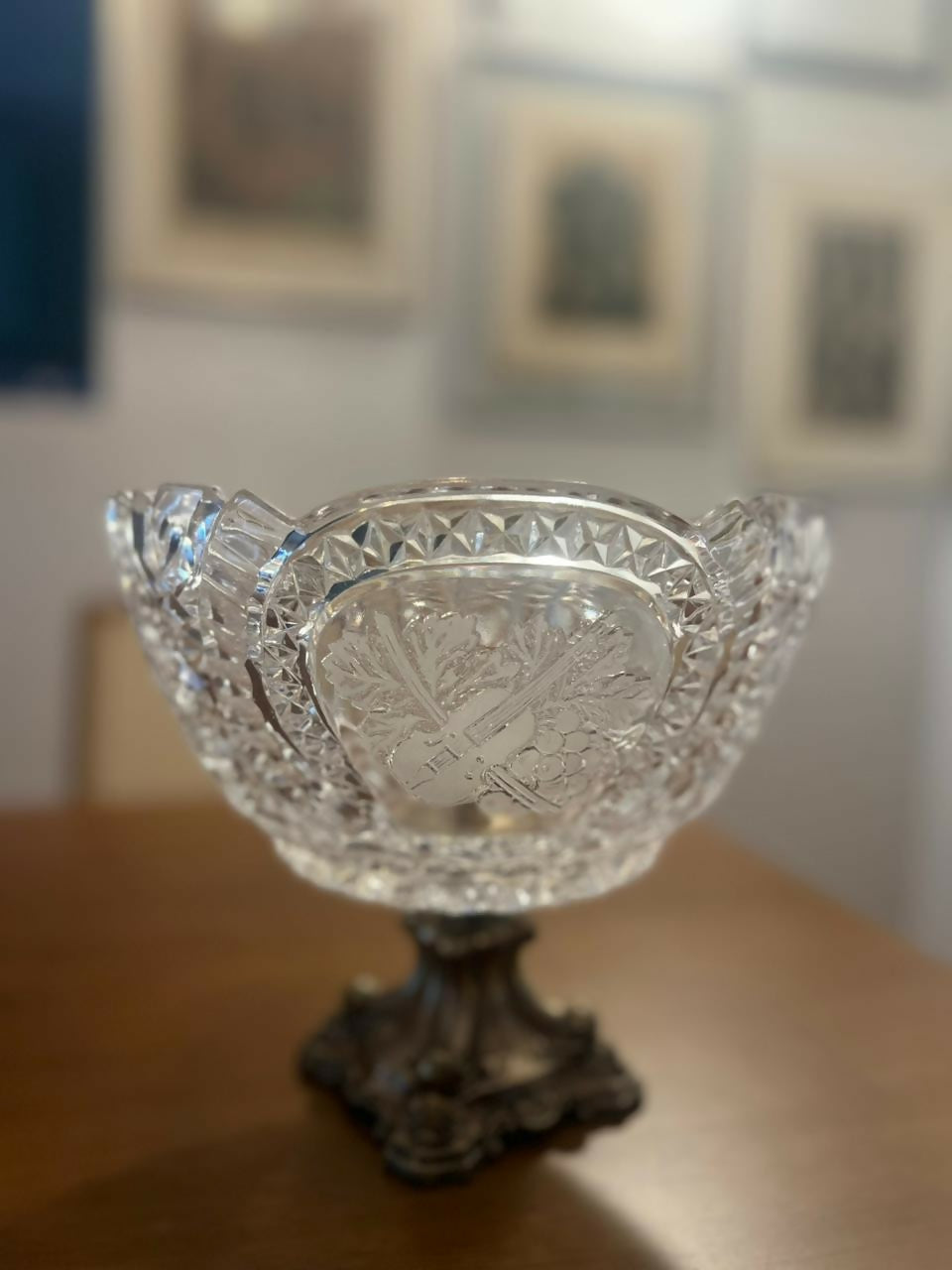 Fruteira / Centro de mesa em cristal