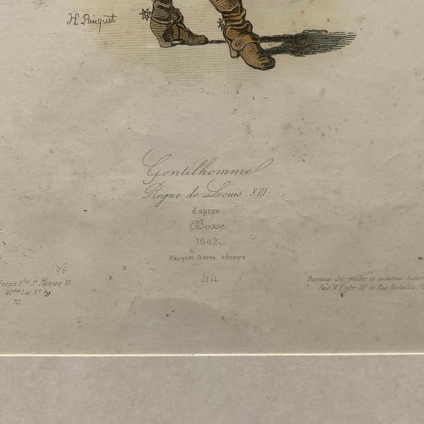 Quadro gentilhommel, sous le règne de louis xiii, le verre à la main