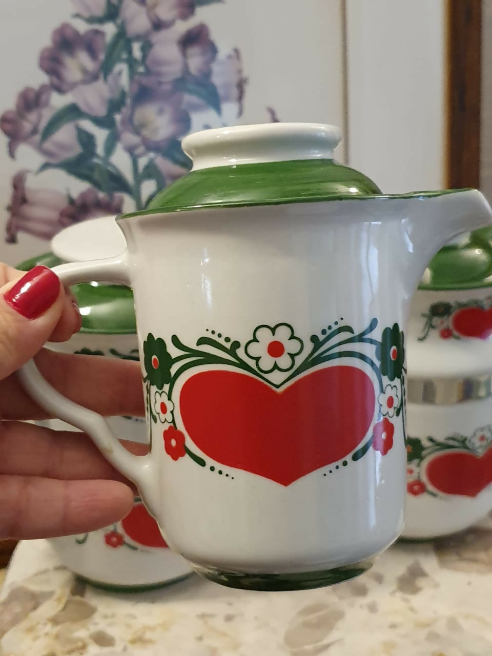 Conjunto para chá e café raro de 11 peças Ars Bohemia Szakmary