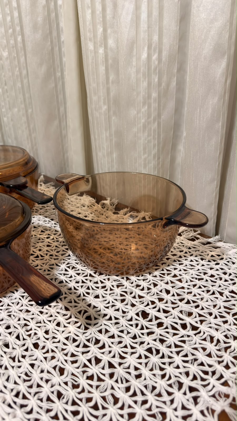 Conjunto de Panelas Vision Âmbar de Vidro