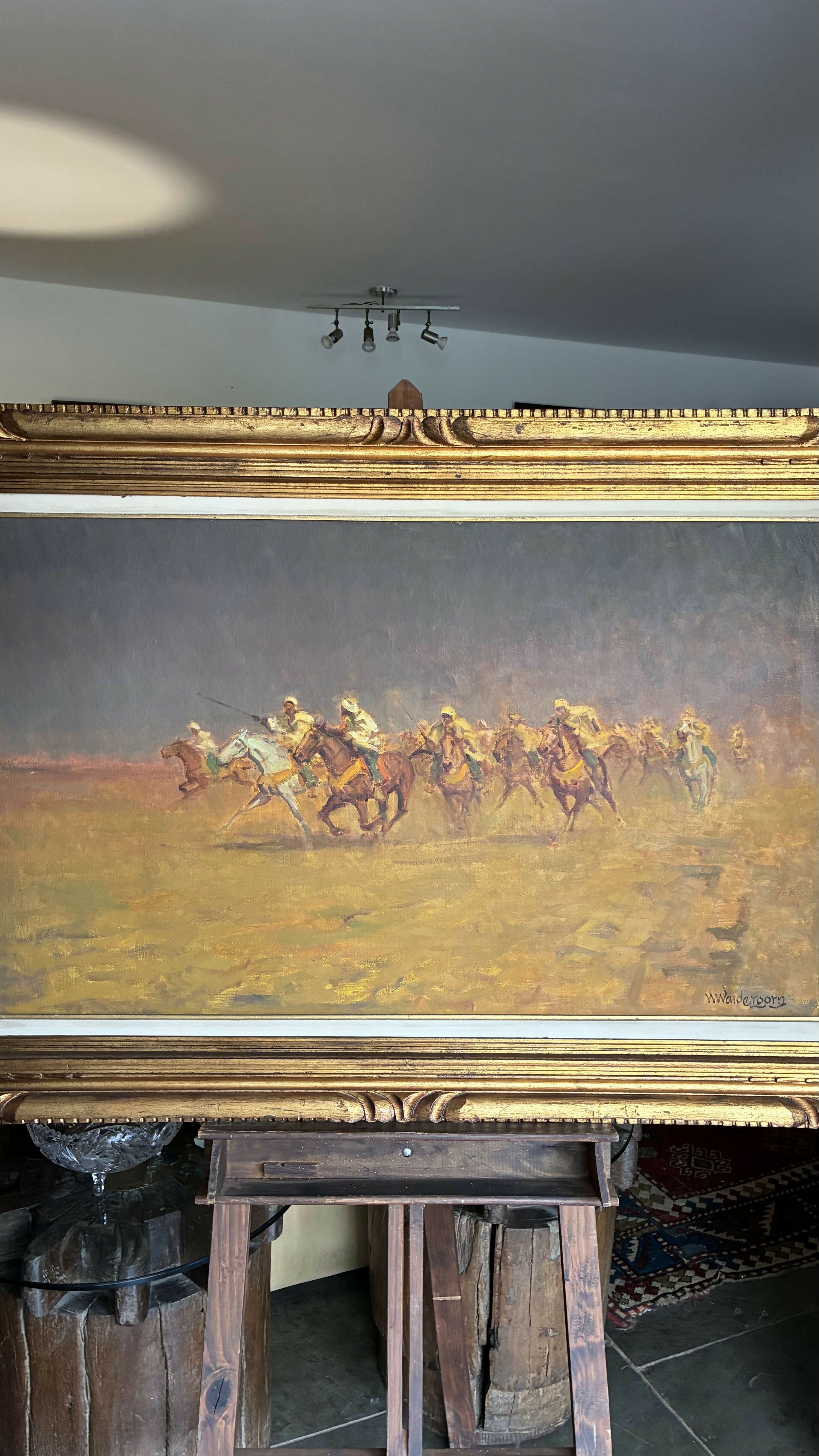 Quadro óleo sobre tela – Assinado por Menase Waidergon