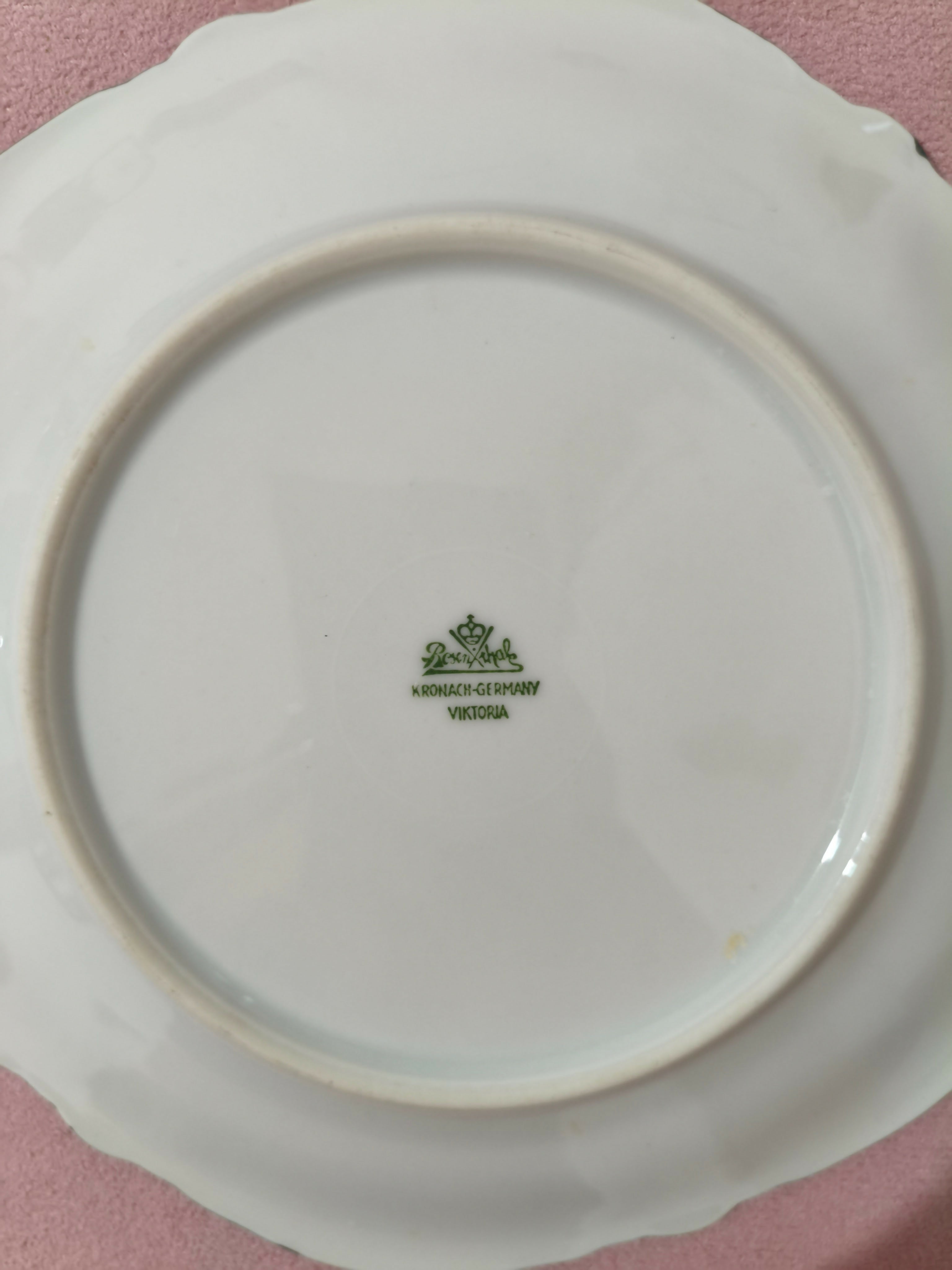 Trio de pratos de sobremesa Rosenthal