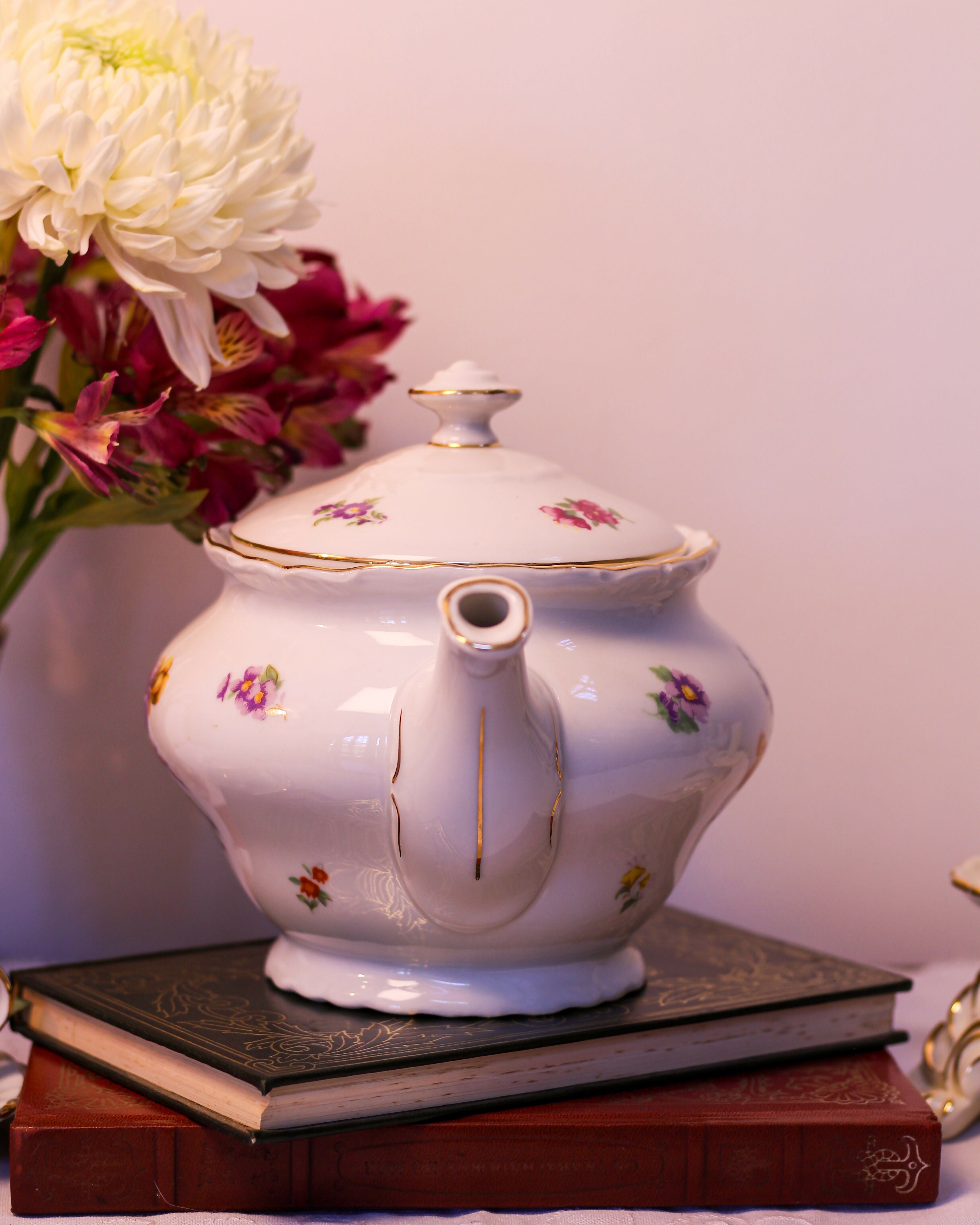 Bule de chá em Porcelana Tcheca Epiag