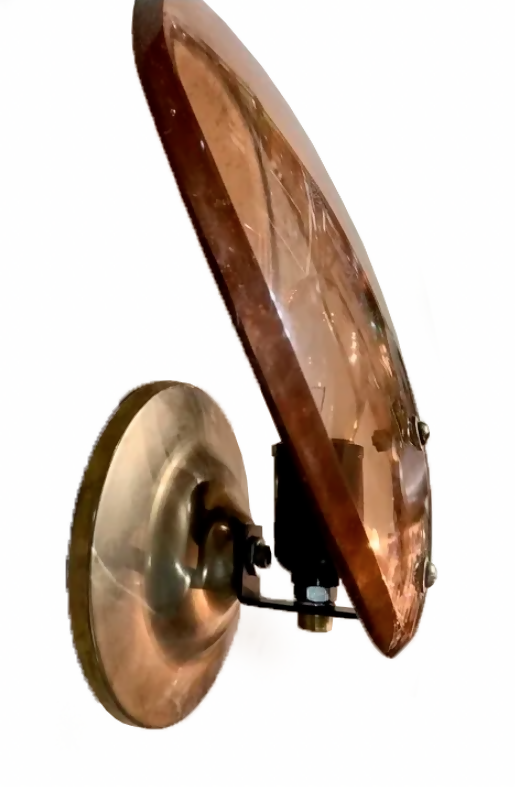 Par de Arandelas em vidro 60s (restauradas)