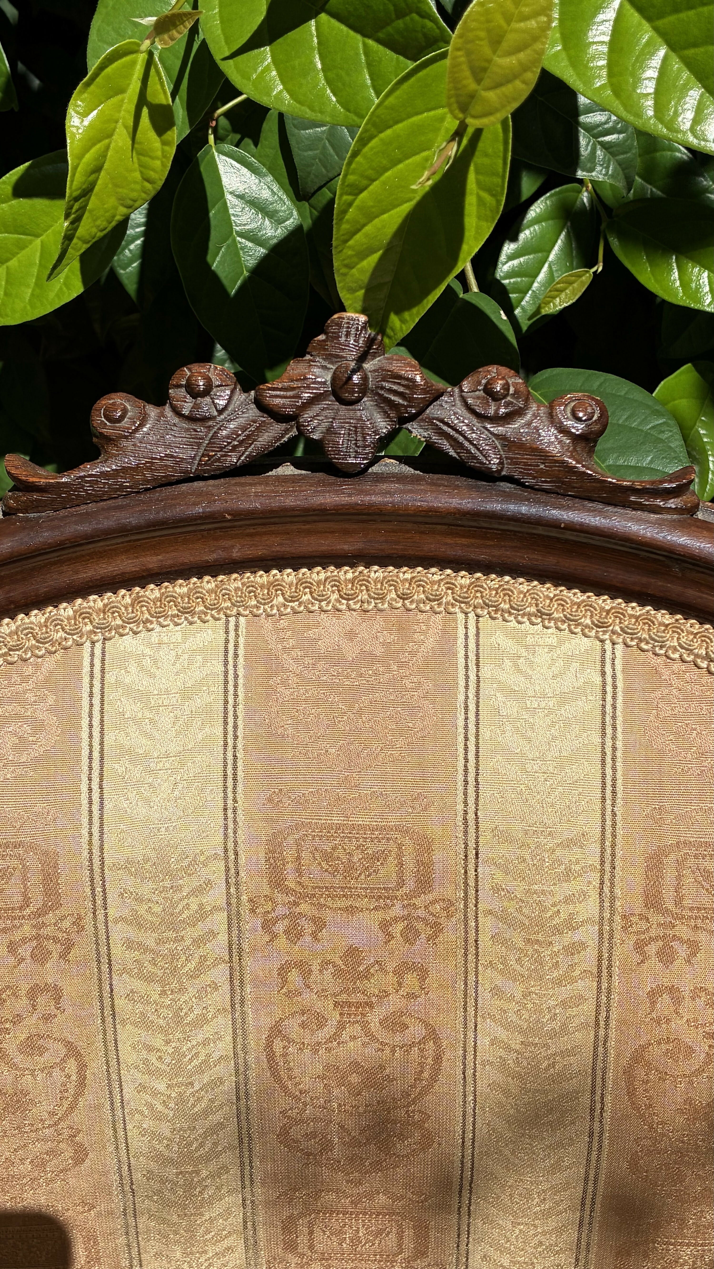 Par de poltronas estilo Luís XV