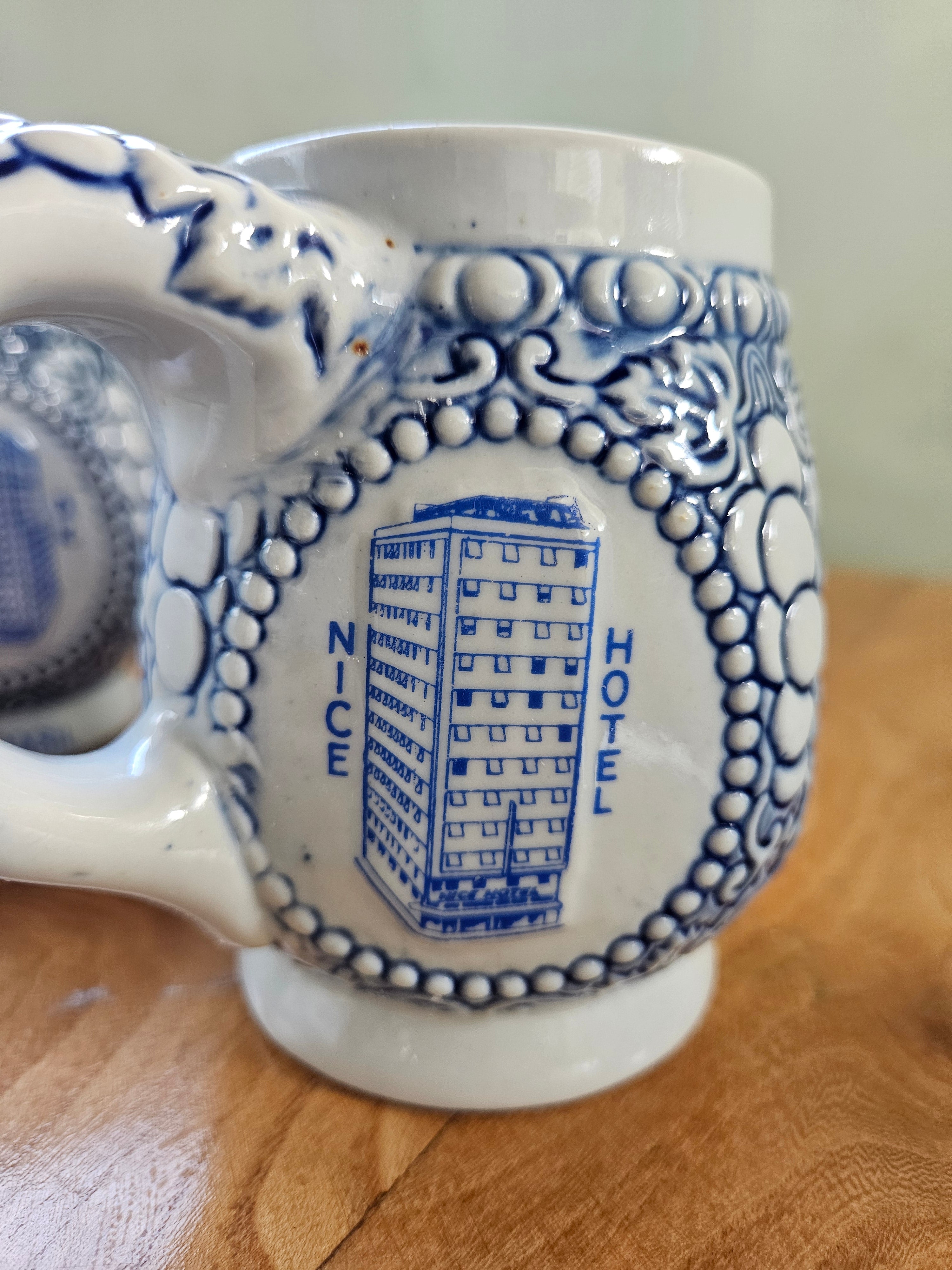 Canecas Mini Vintage - Hotéis Históricos do Rio de Janeiro  - Lote o Par