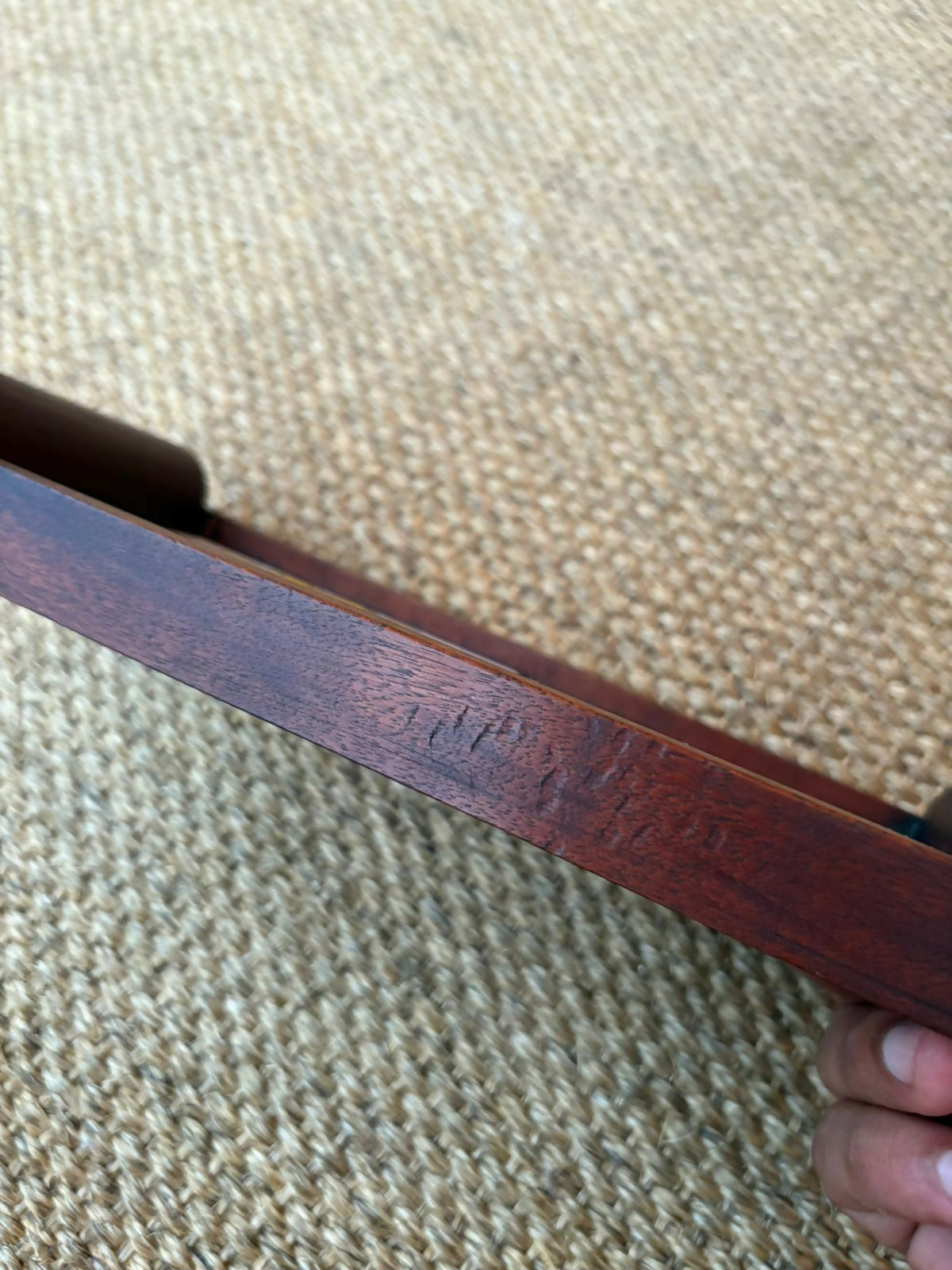 Bandeja P em jacarandá e azulejos