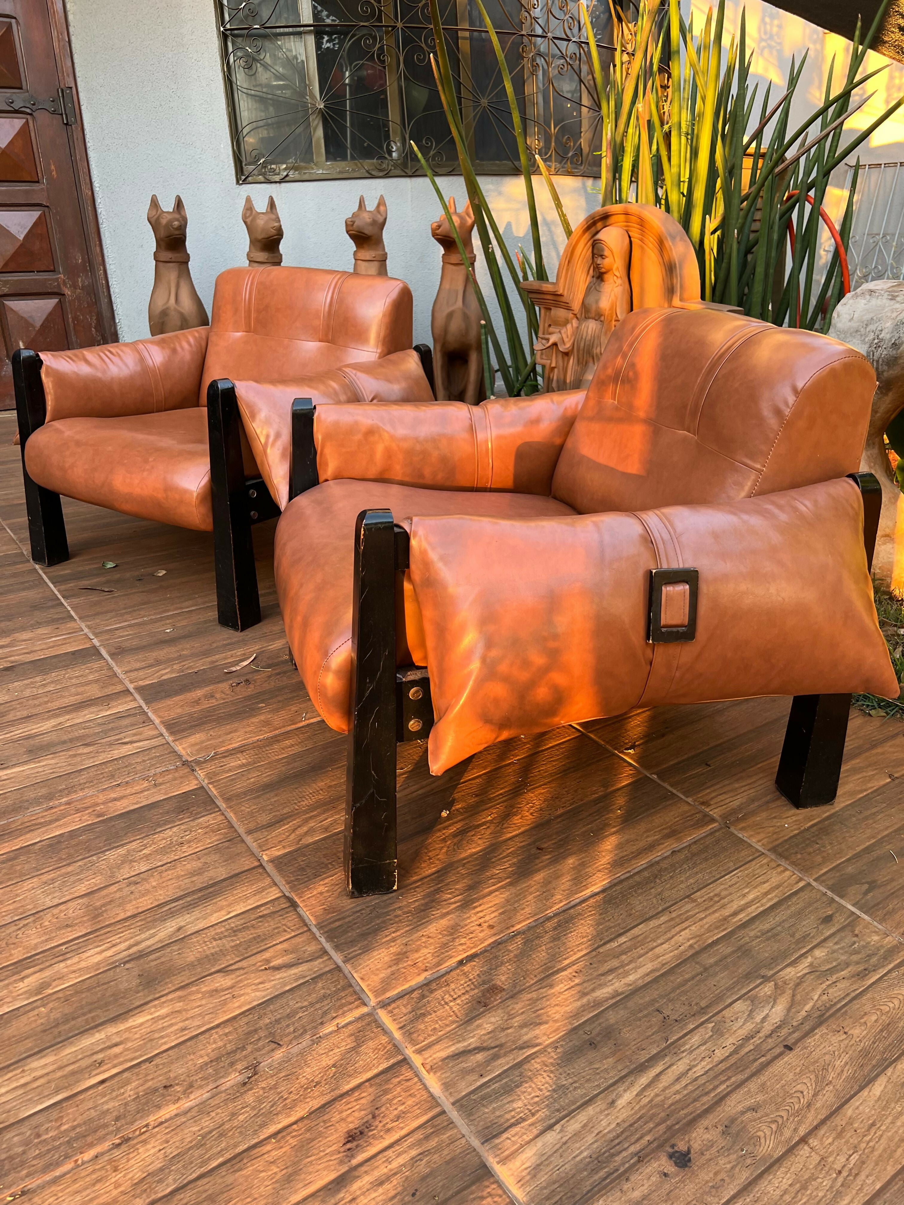 Par de Poltronas Design anos 60