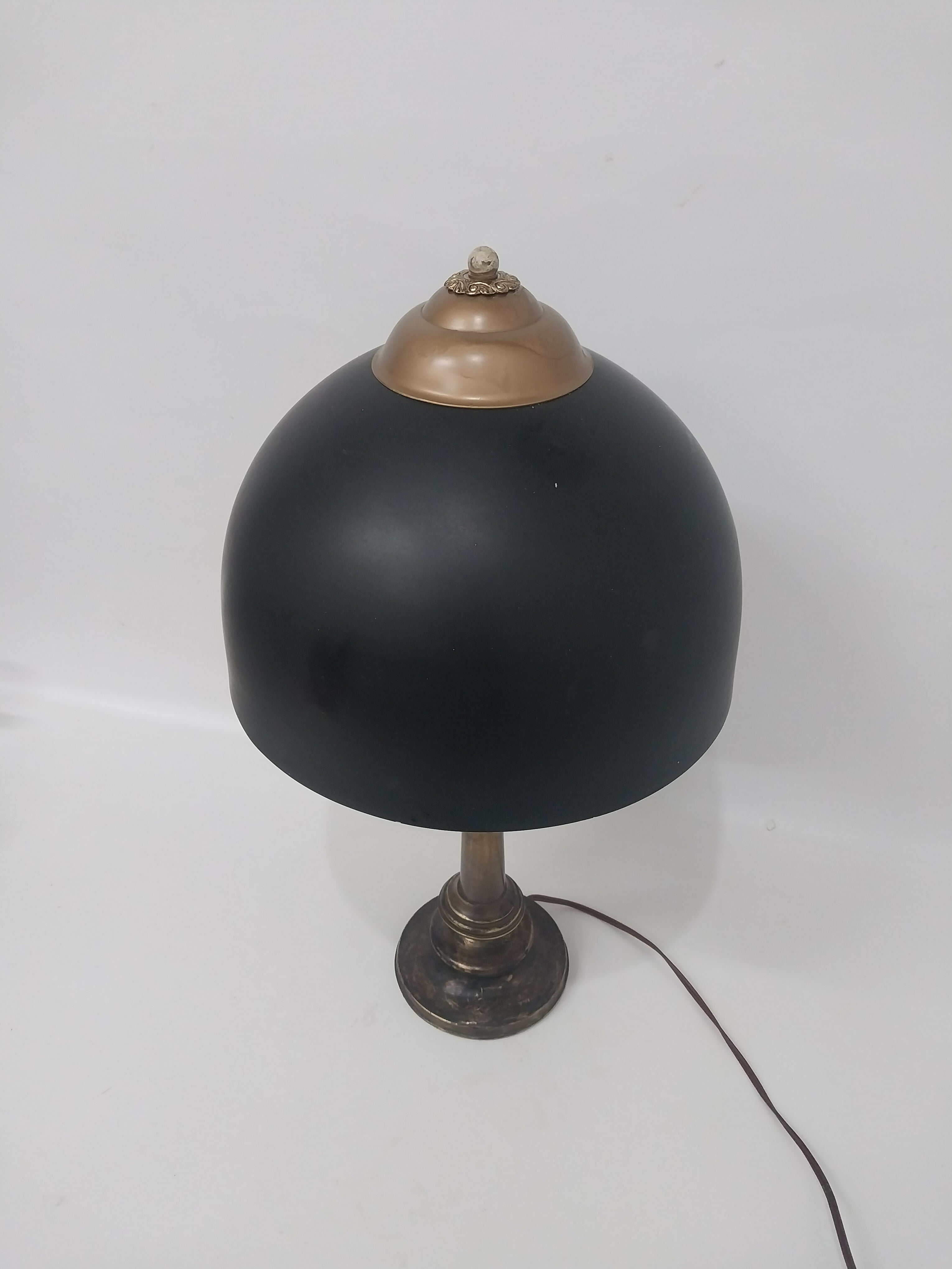 Luminária de Mesa Antiga Estilo Banker