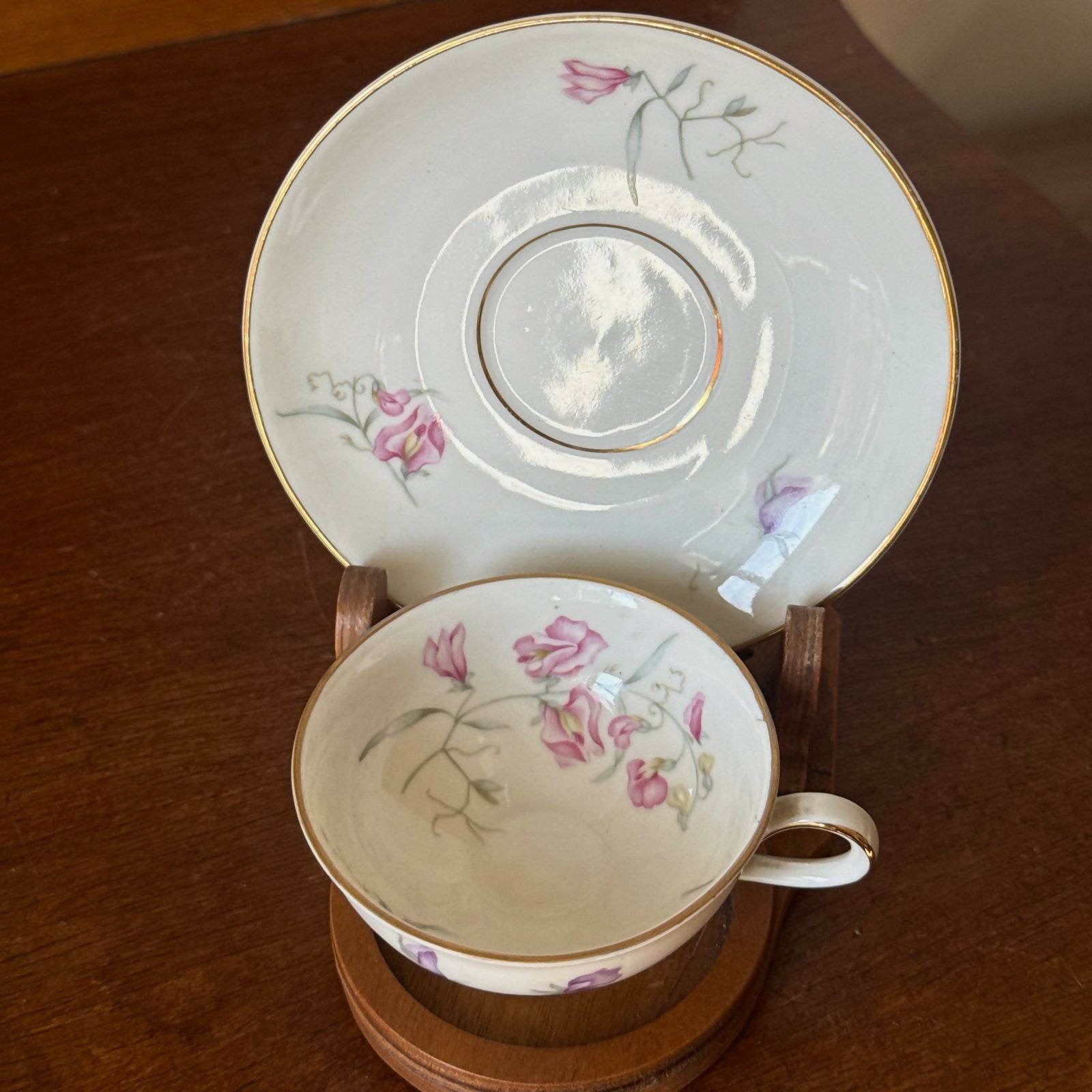 Xícara e Pires da Fina Porcelana JSV Bavaria - Made in Germany