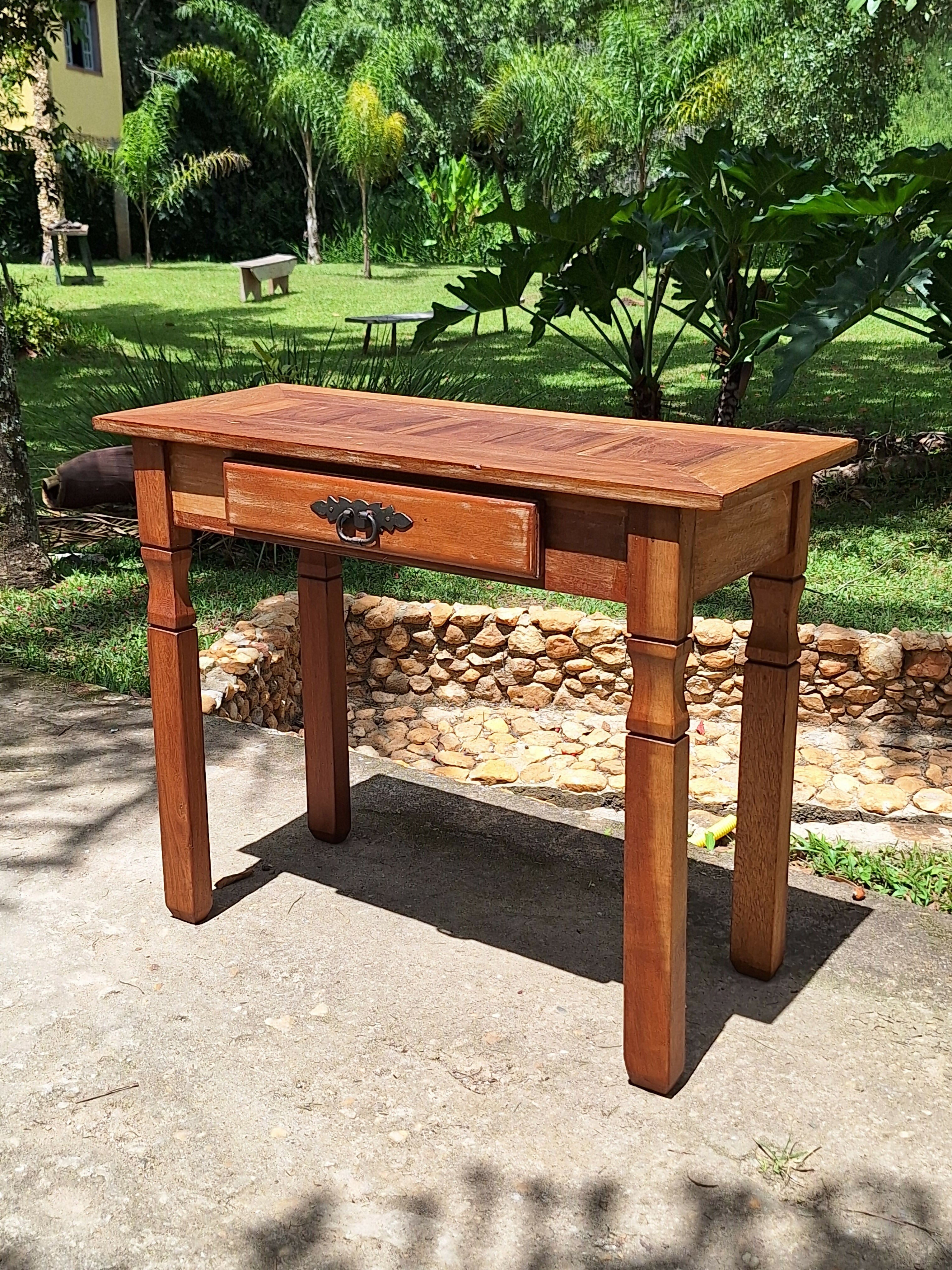 Mesa De Apoio / Aparador Madeira Maciça