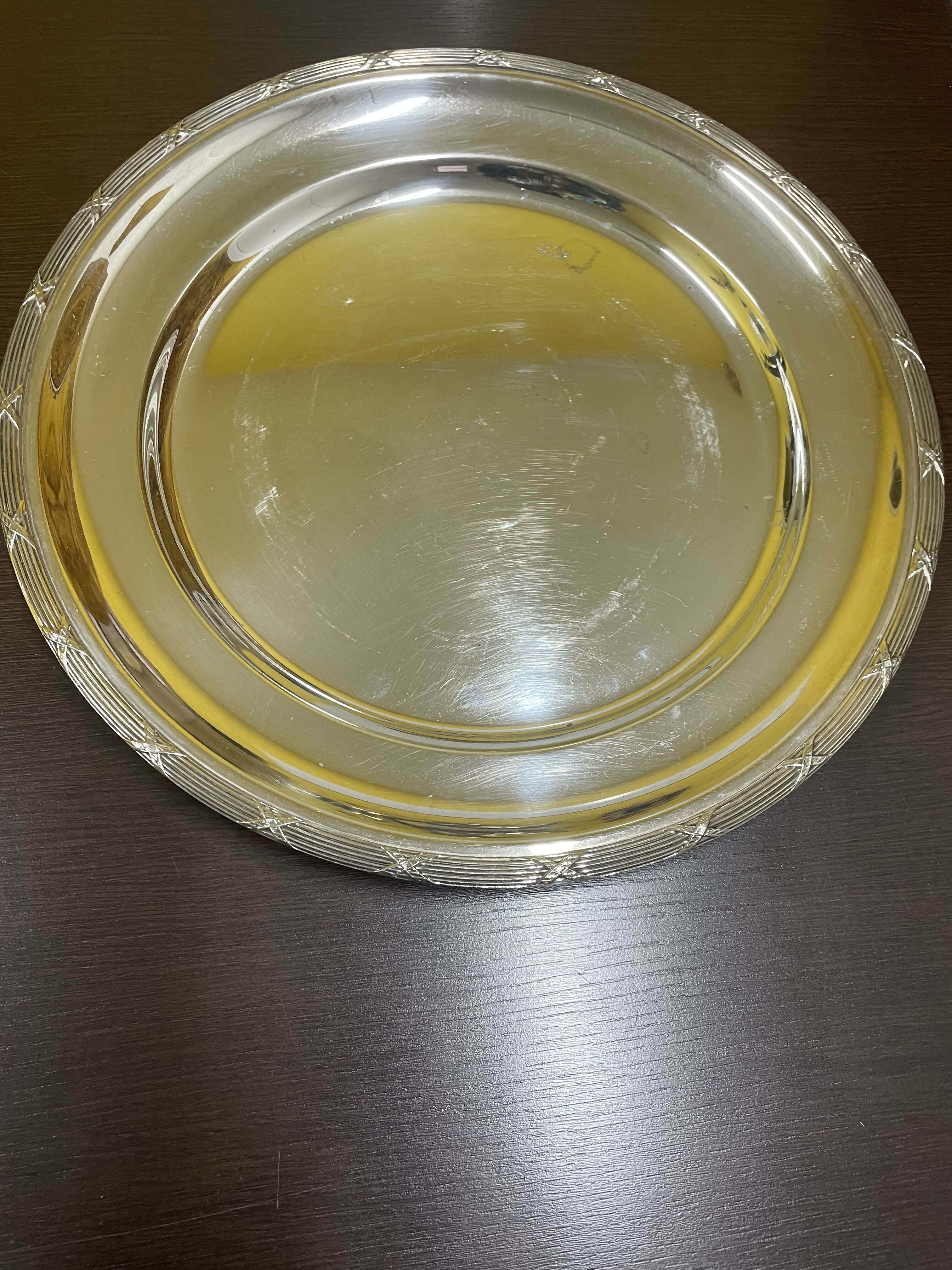 Jogo de Bandejas Soppil espessuradas a prata