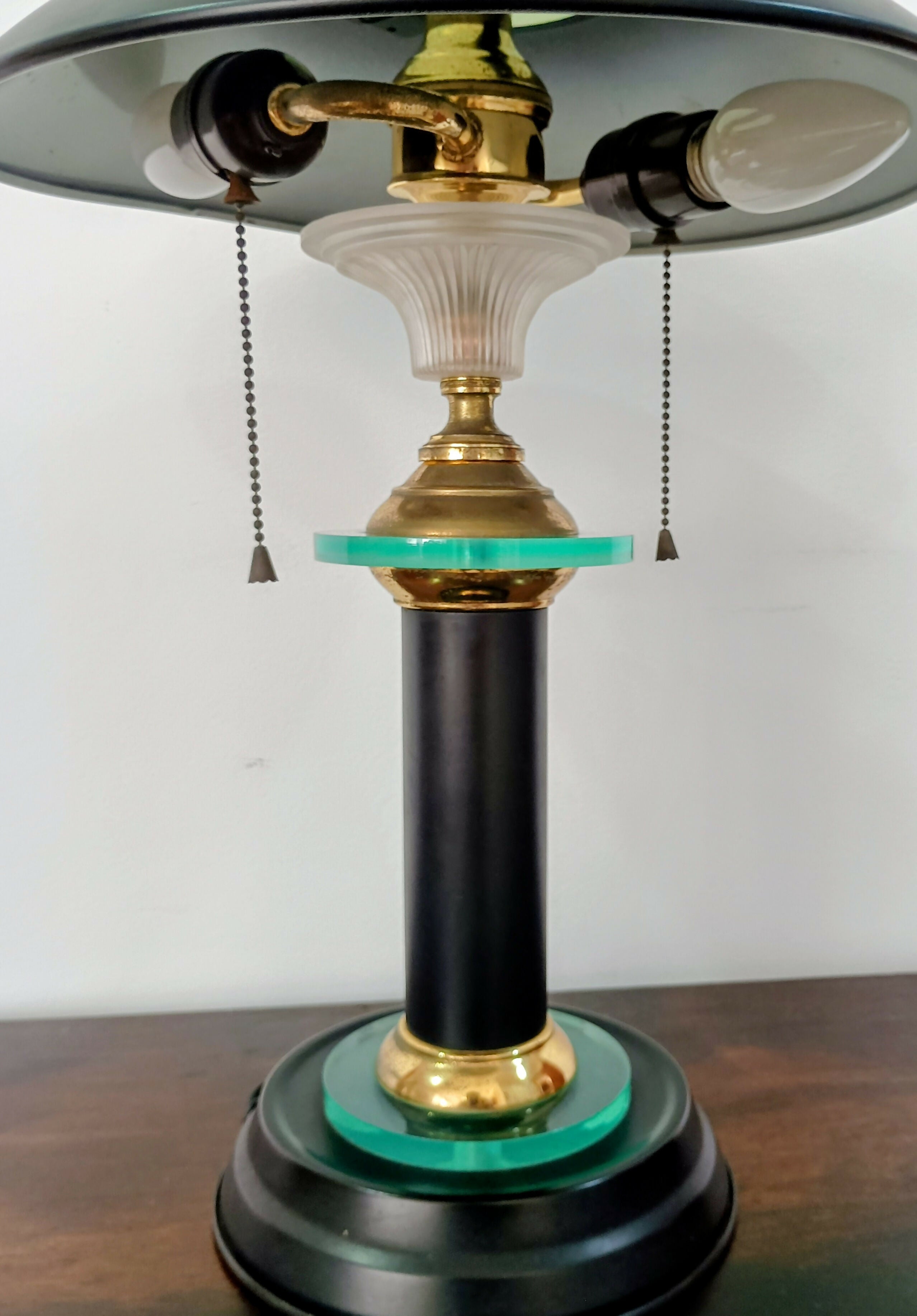 Luminária de mesa anos 70 estilo Banqueiro