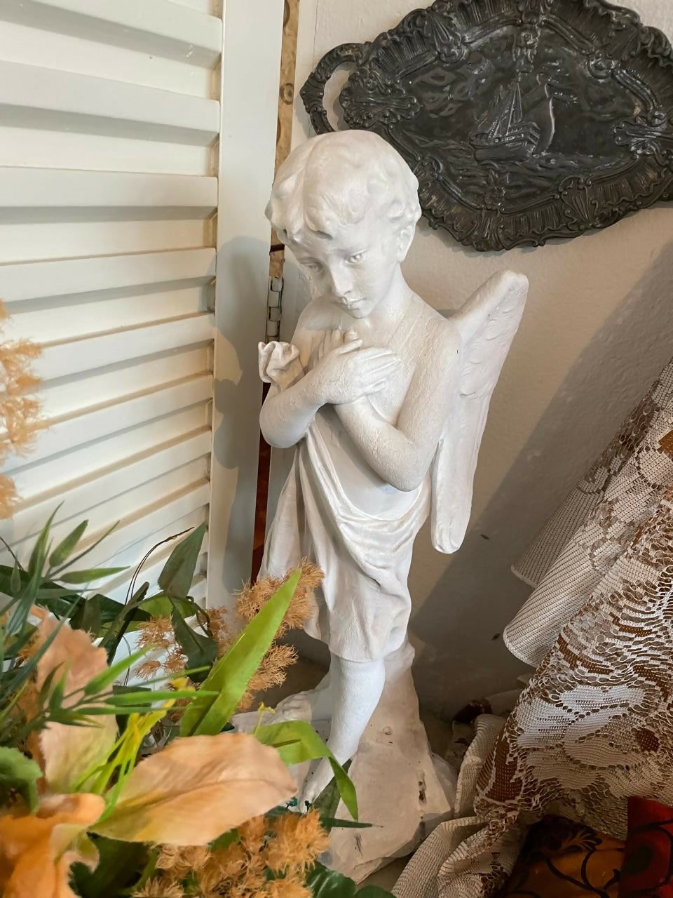 Escultura Decorativa “Anjo da Guarda”