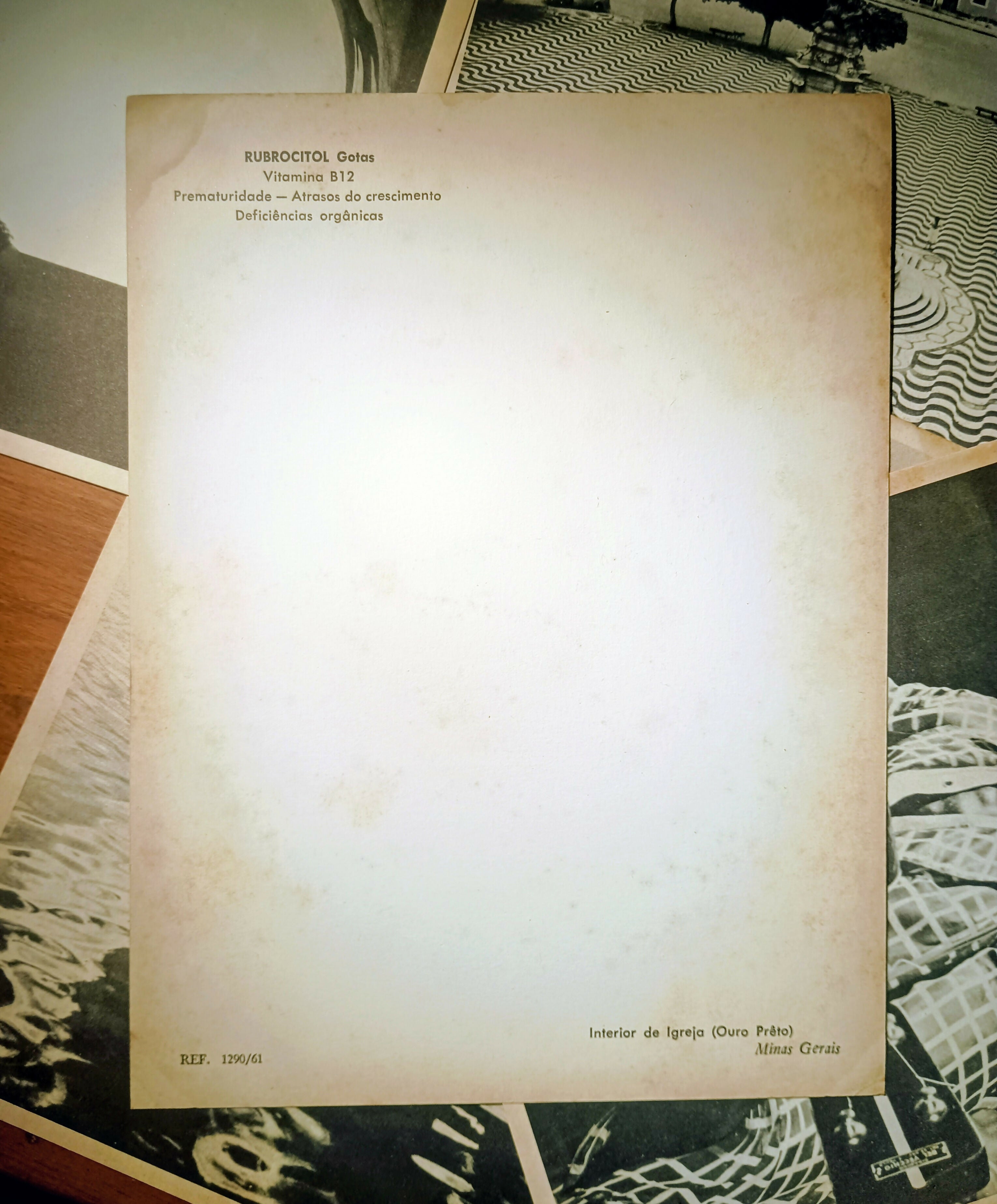 Impressões fotográfica vintage – Brasil anos 60 – com legenda original”