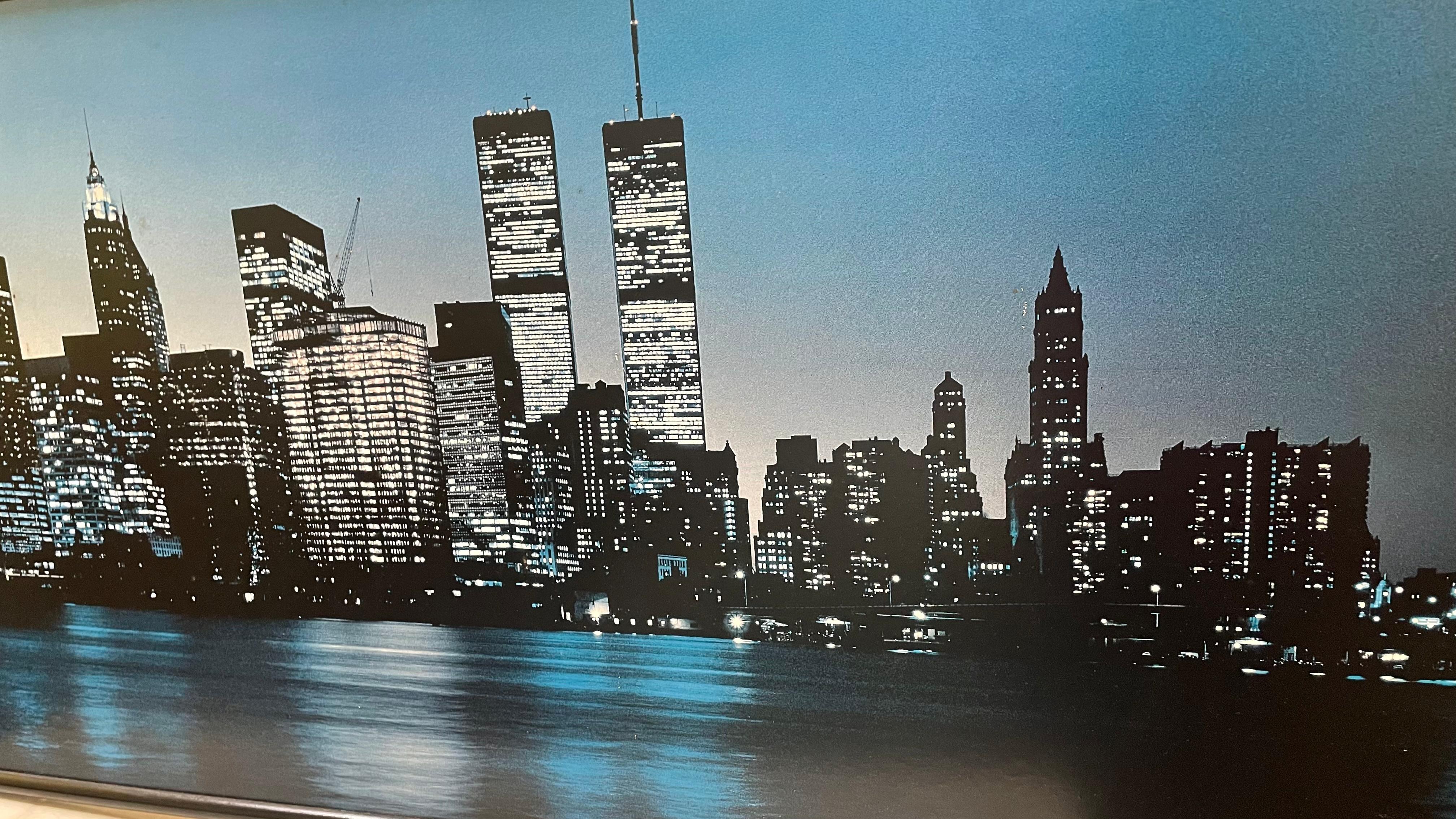 Pôster Vintage Nova York 1987 - Torres Gêmeas