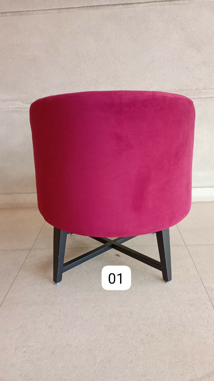 Poltrona de Design Arredondado cor marsala (valor unitário)
