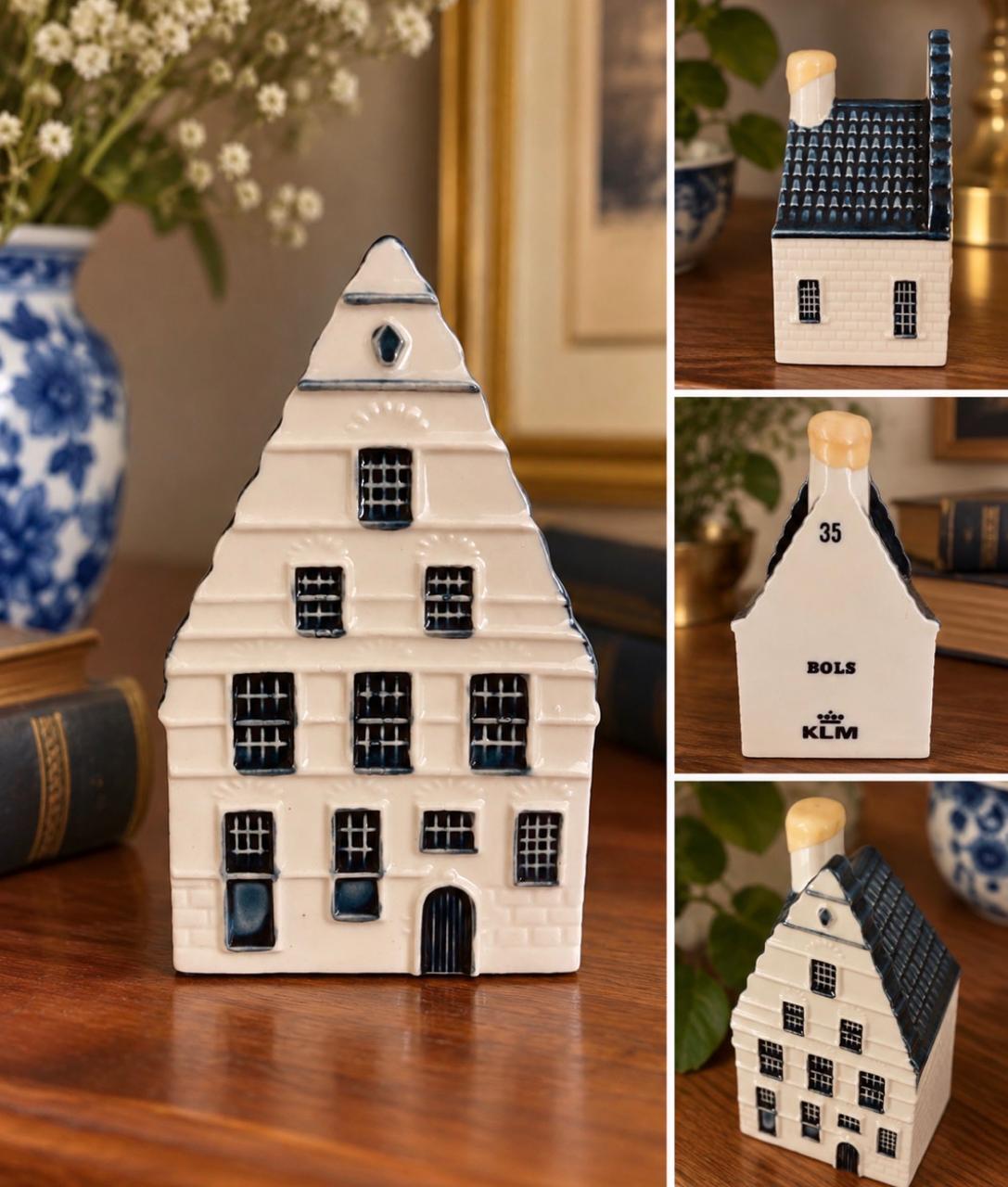Casinha KLM nº 35 – Miniatura Delft Blue – Bols