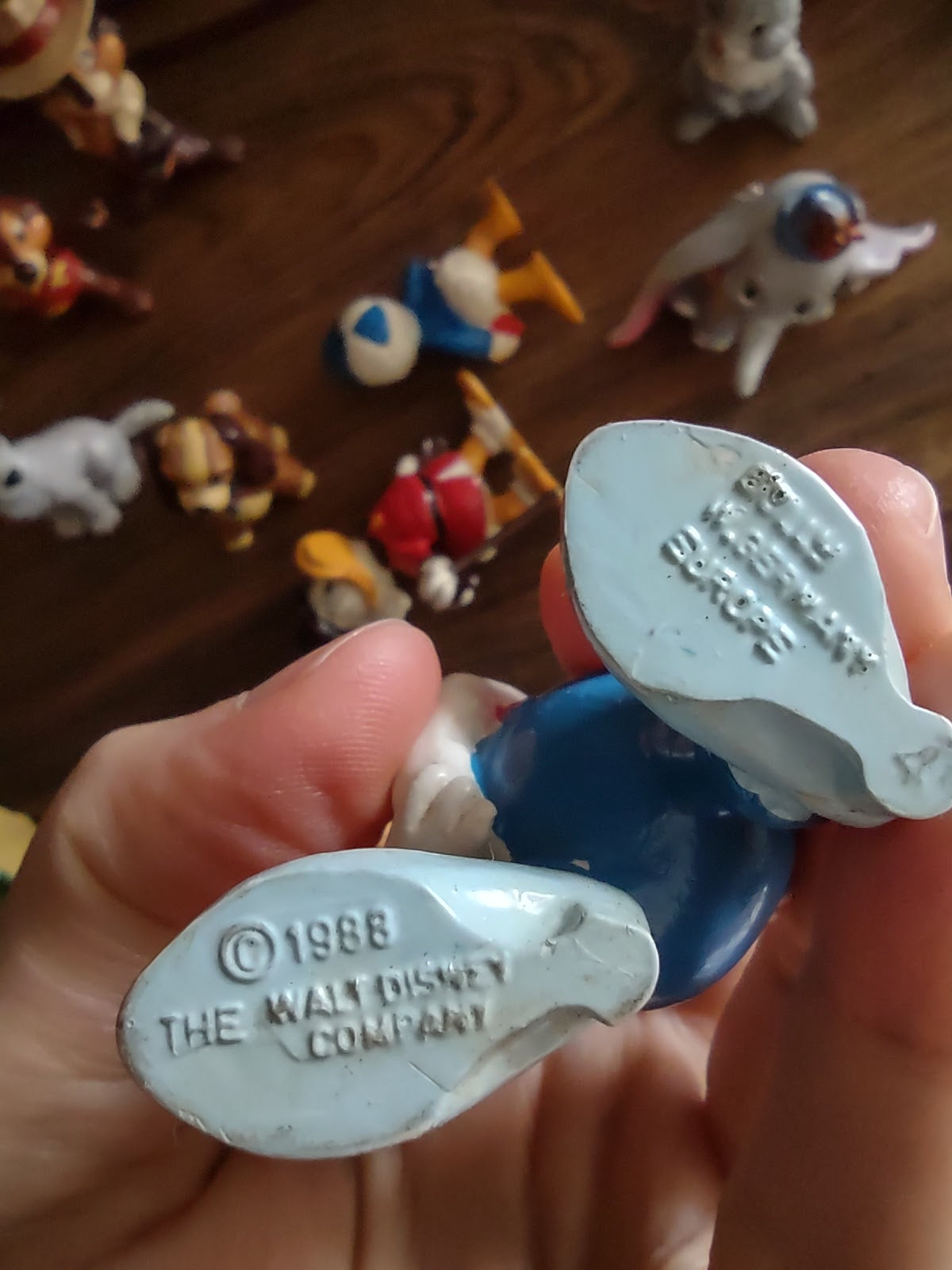 Coleção com 18 Miniaturas Disney Originais da década 1980