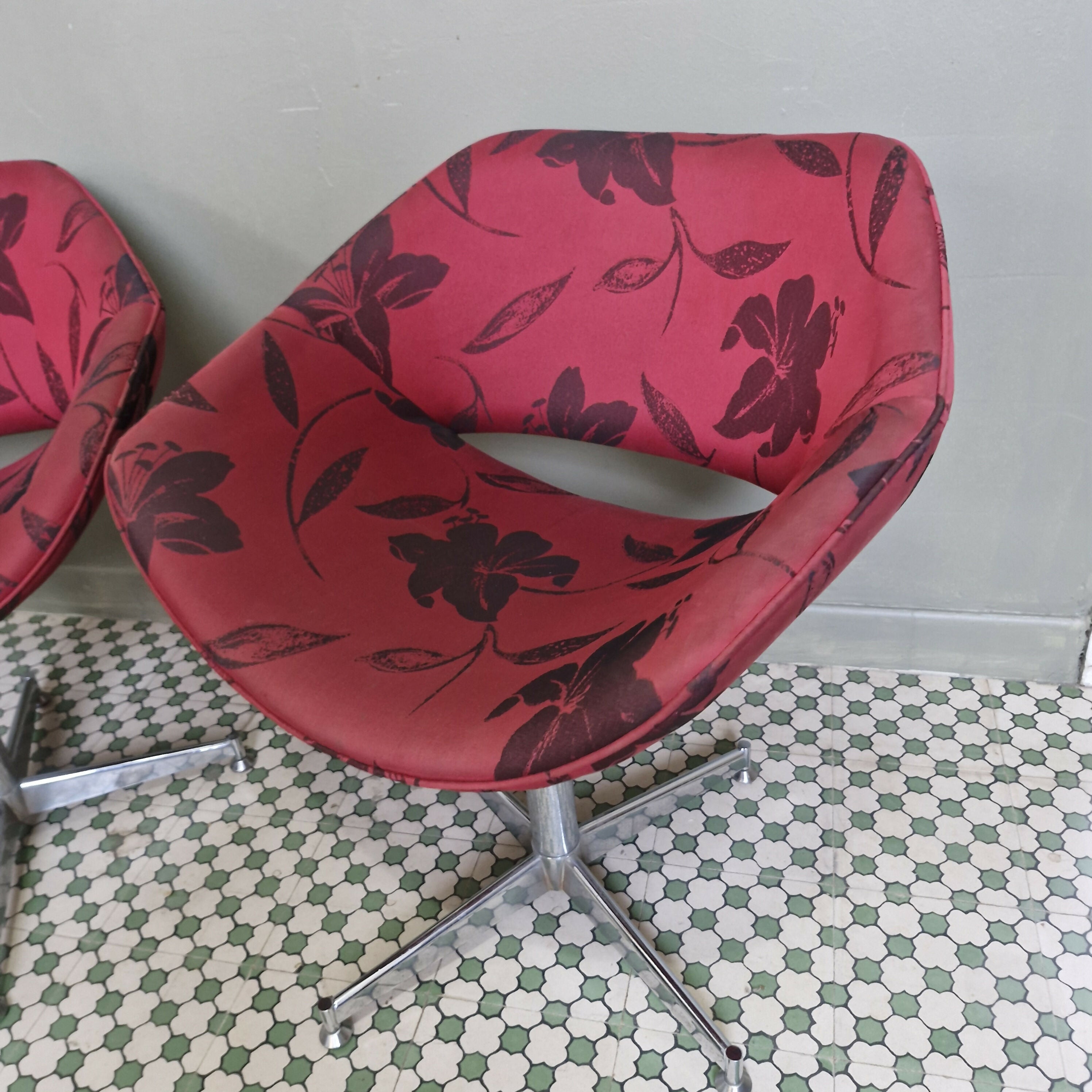 Par de Poltronas Giratórias