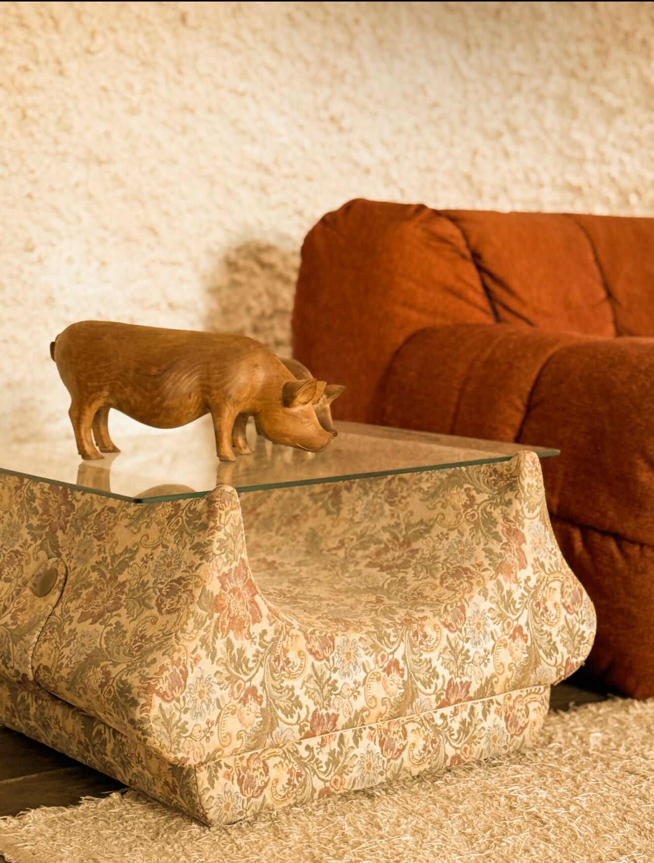 Mesa de apoio em tecido