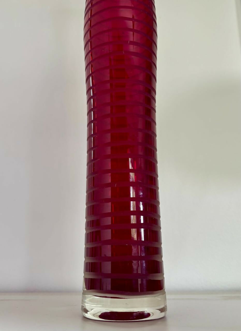 Vaso Contemporâneo Vermelho Rubi (DMPS_41)
