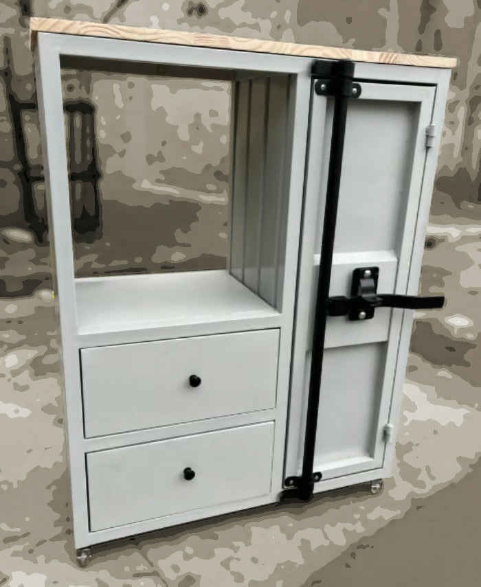 Armário de estilo industrial - Visual de container