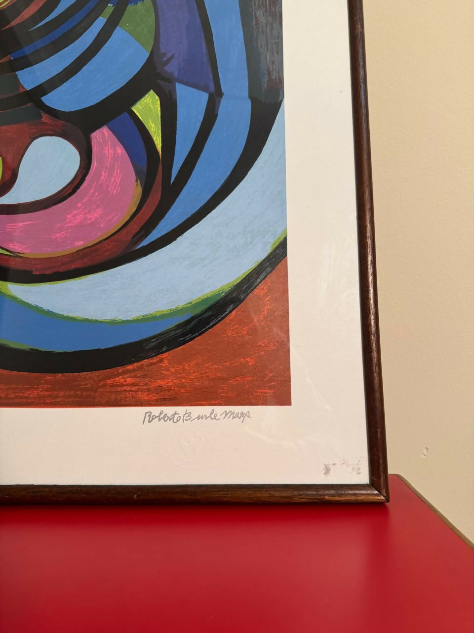 Serigrafia Roberto Burle Marx - Sem Título - 68/120